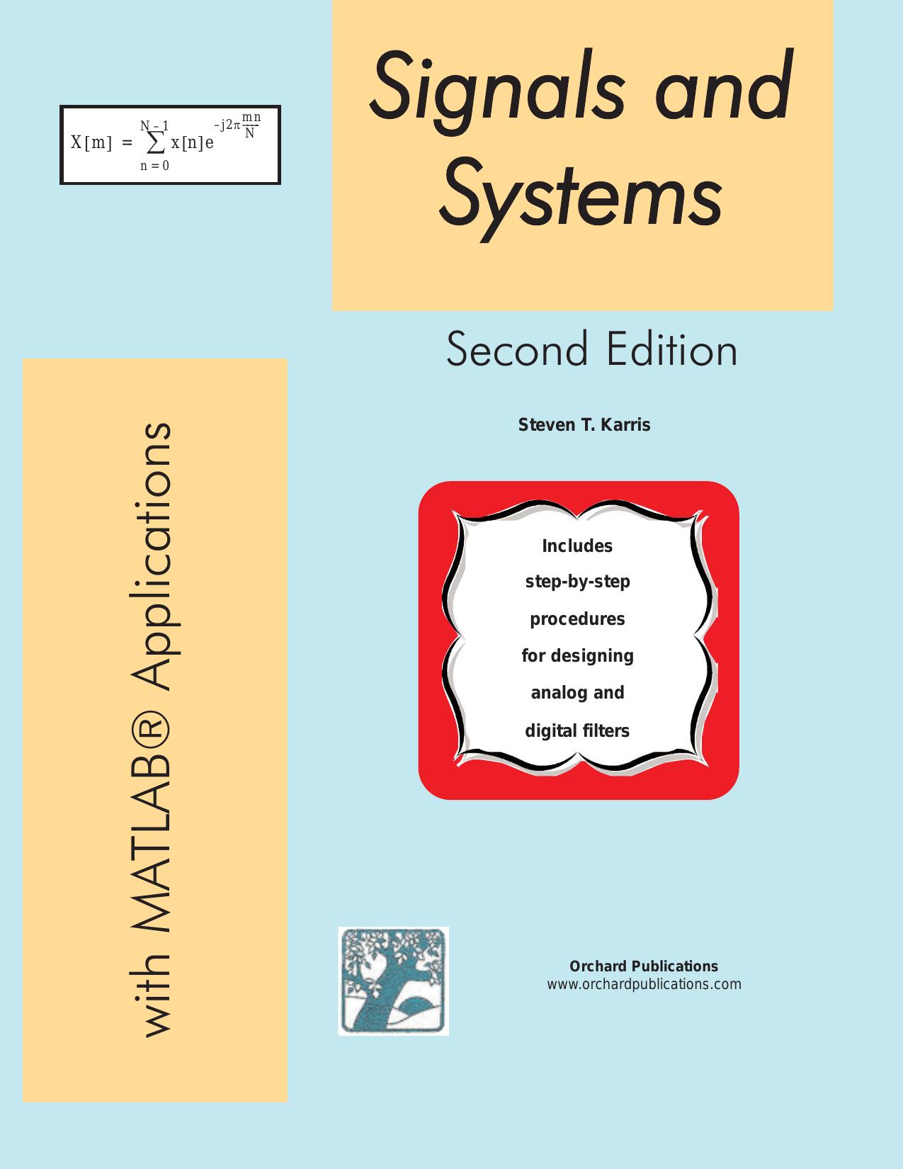 Signals and Systems with MATLAB Applications