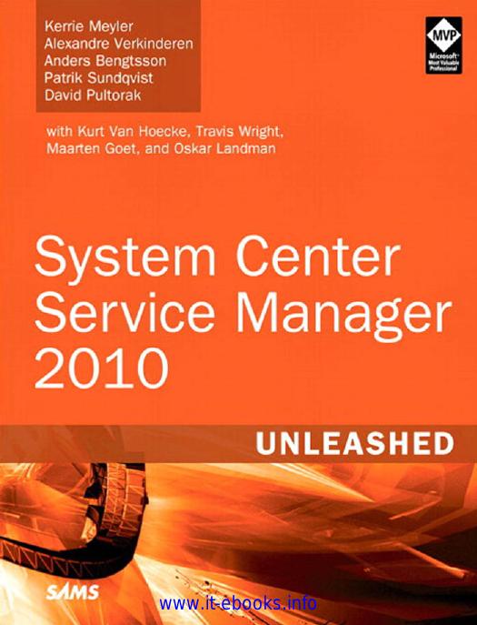 System center service manager 2010 unleashed