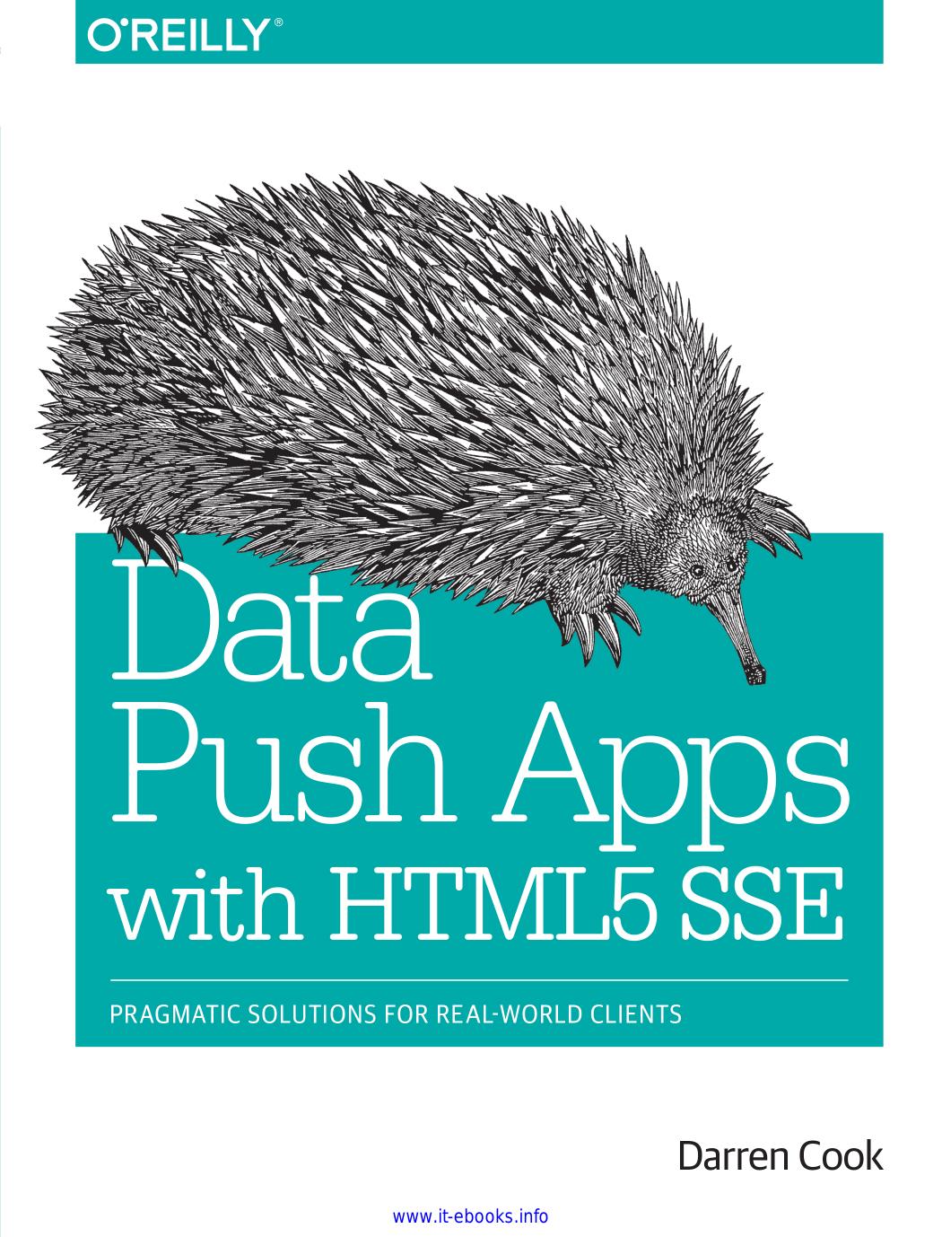 Data Push Apps with HTML5 SSE