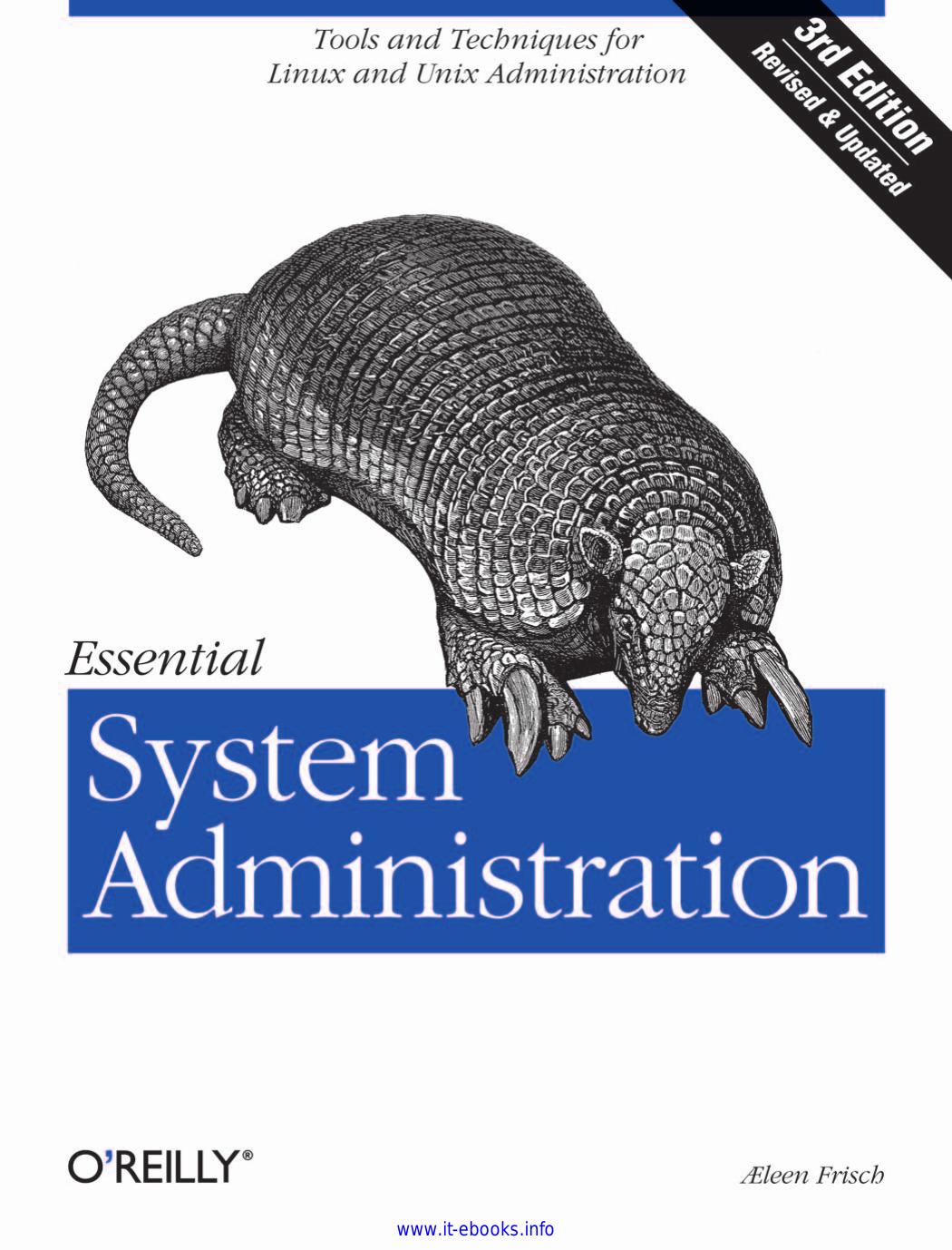 Essential System Administration 3rd Edition