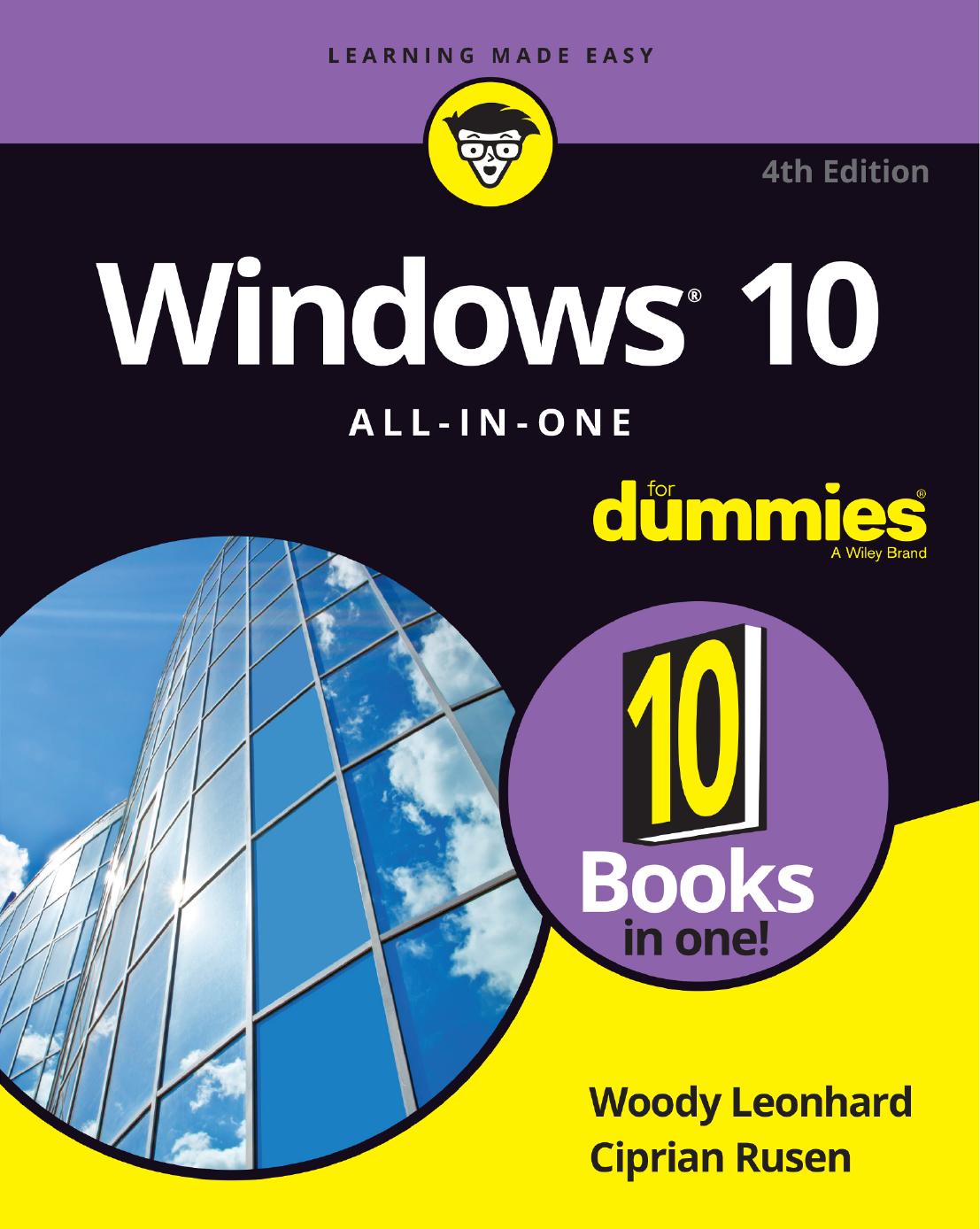 Windows® 10 All-in-One For Dummies®, 4th Edition