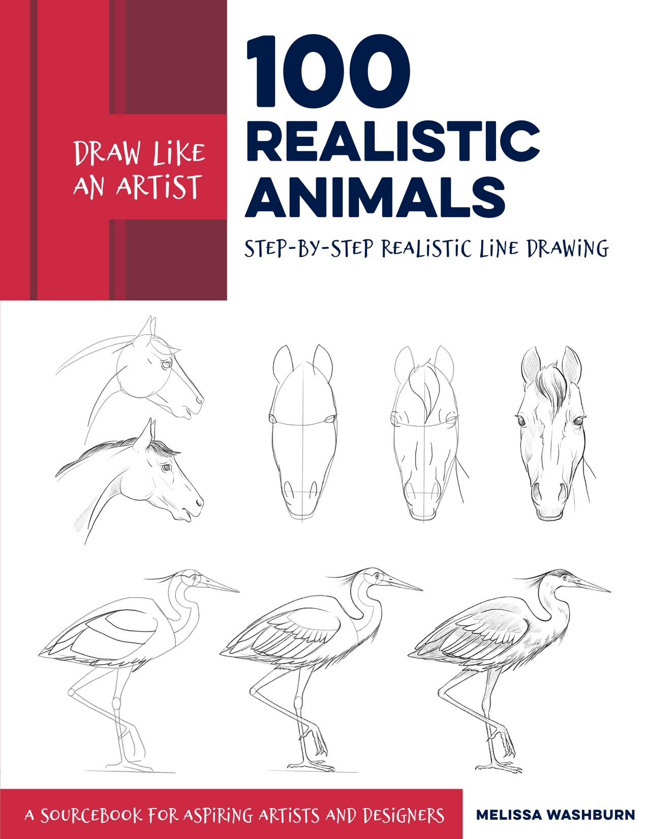 Draw Like an Artist: 100 Realistic Animals