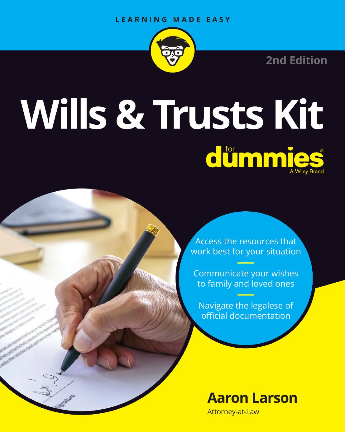 Wills & Trusts Kit For Dummies®, 2nd Edition