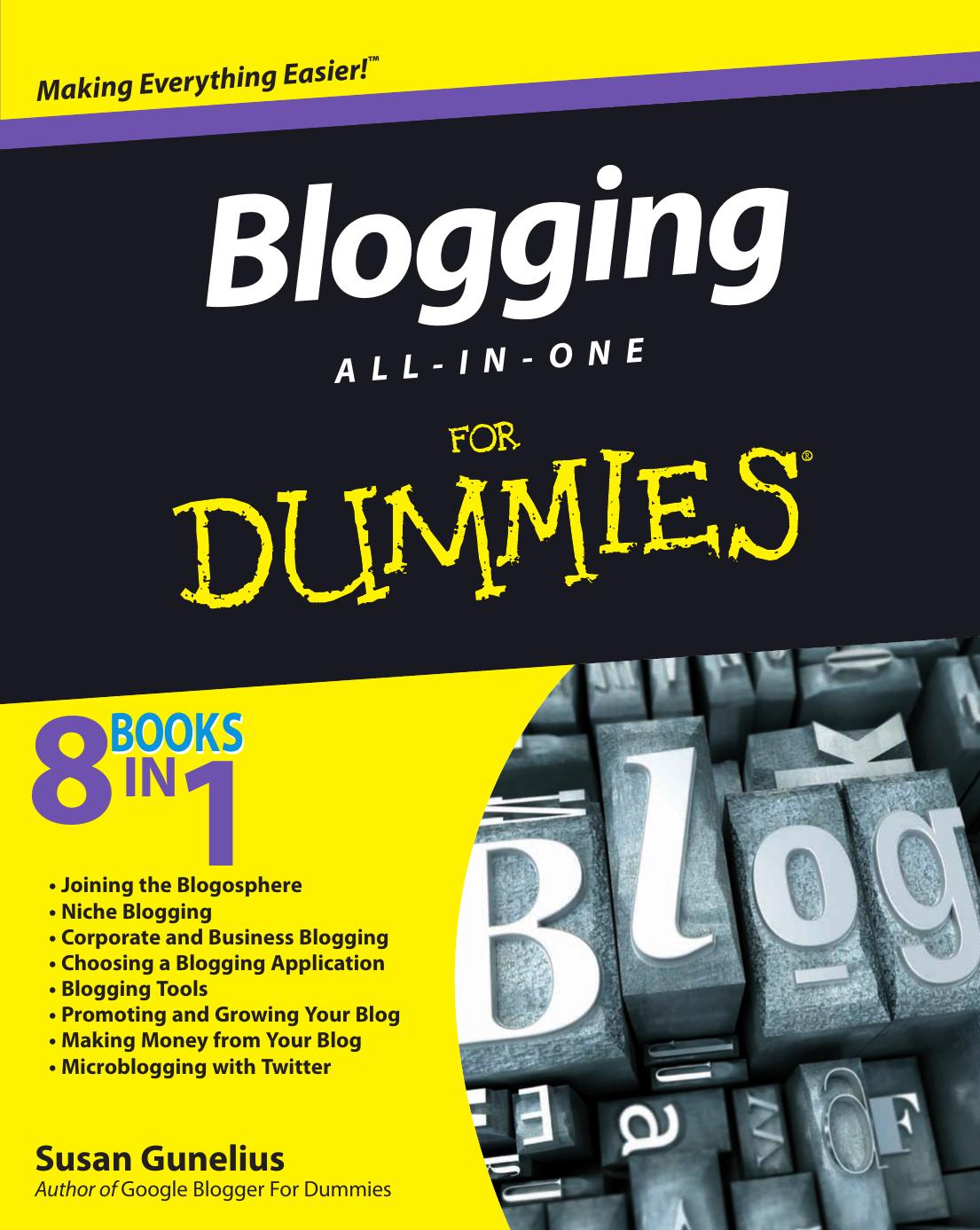 Blogging All-in-one for Dummies