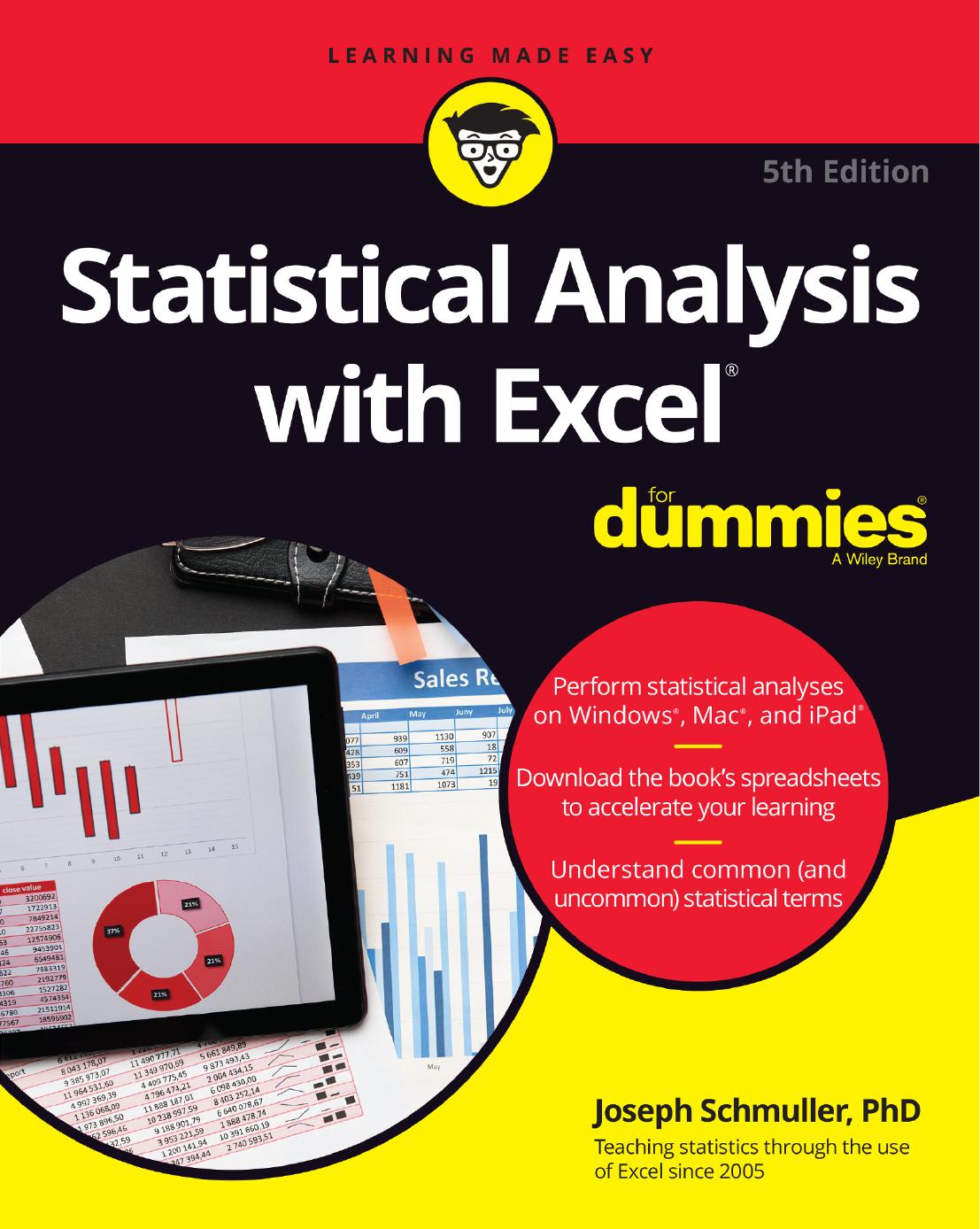 Statistical Analysis with Excel® For Dummies®, 5th Edition