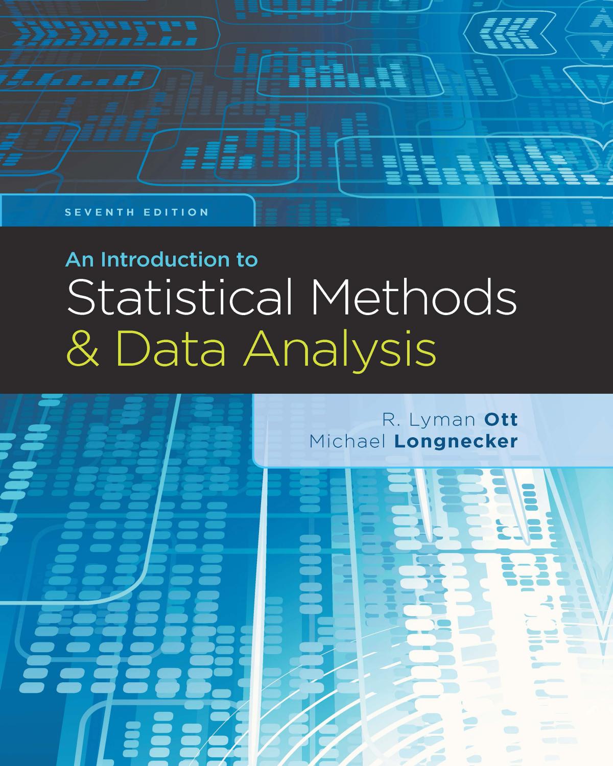 An Introduction to Statistical Methods & Data Analysis