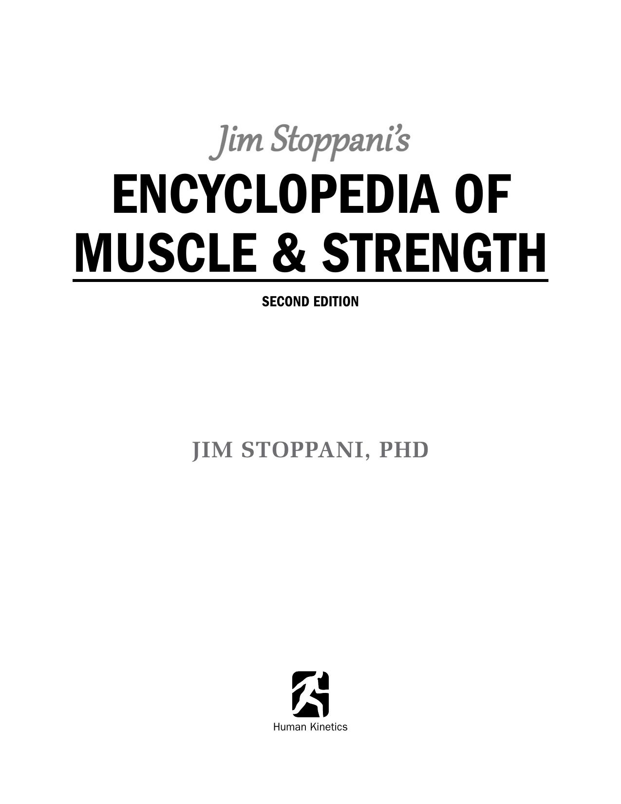 Jim Stoppani's Encyclopedia of Muscle & Strength