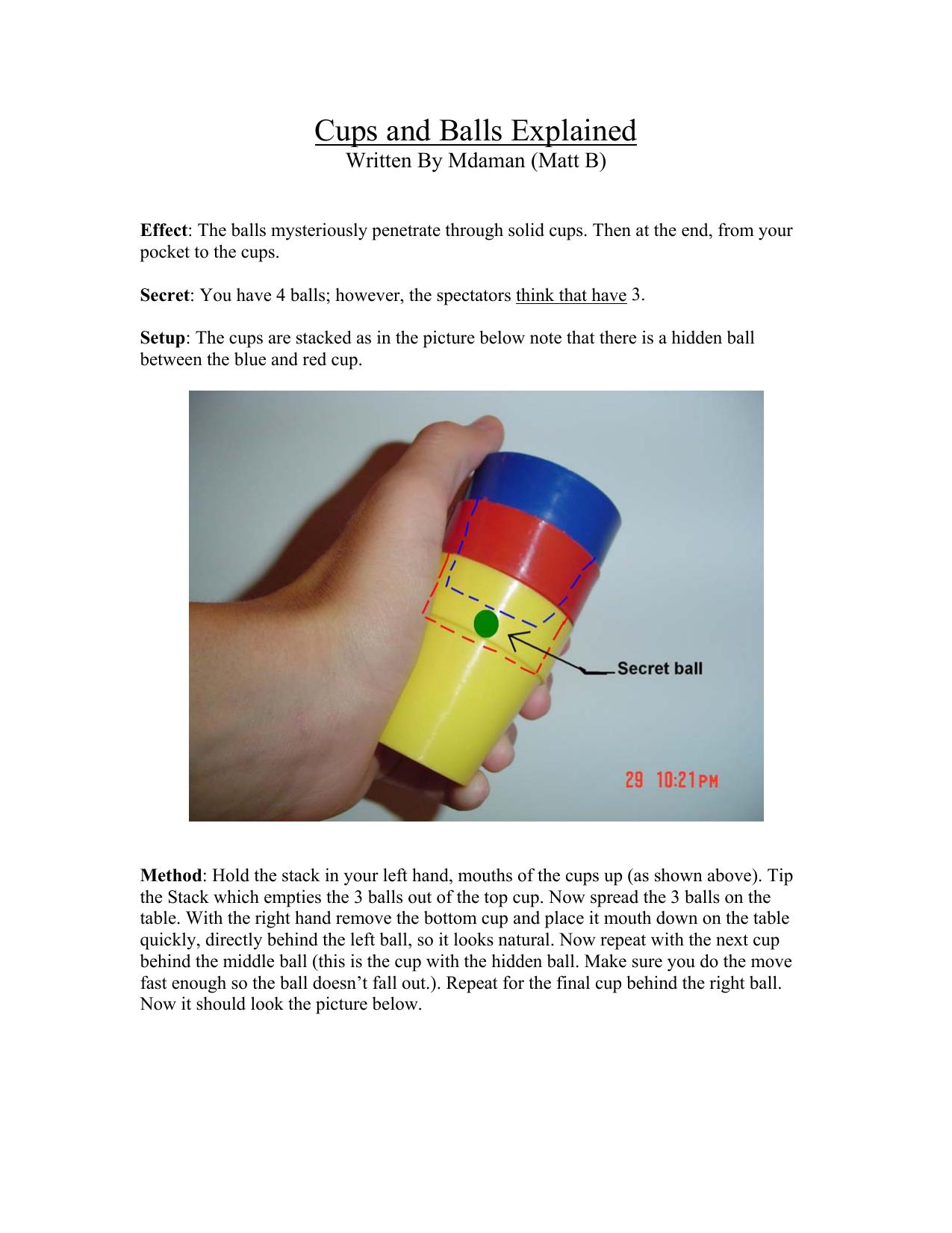 Microsoft Word - Cups And Balls Explained ebook.doc