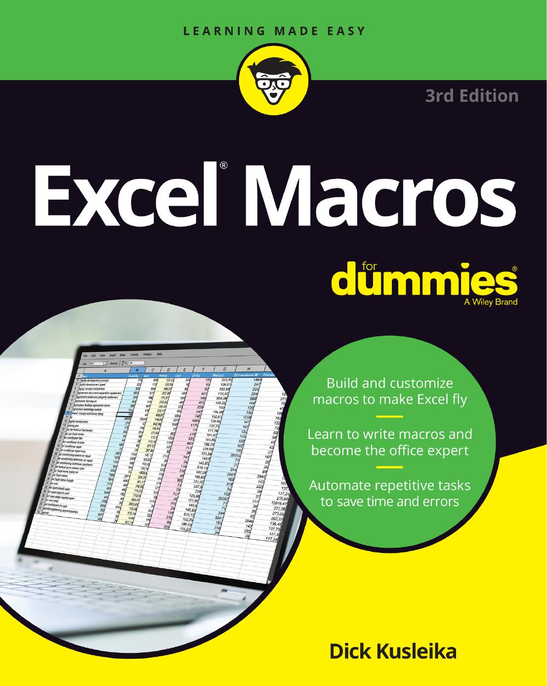 Excel® Macros For Dummies®, 3rd Edition