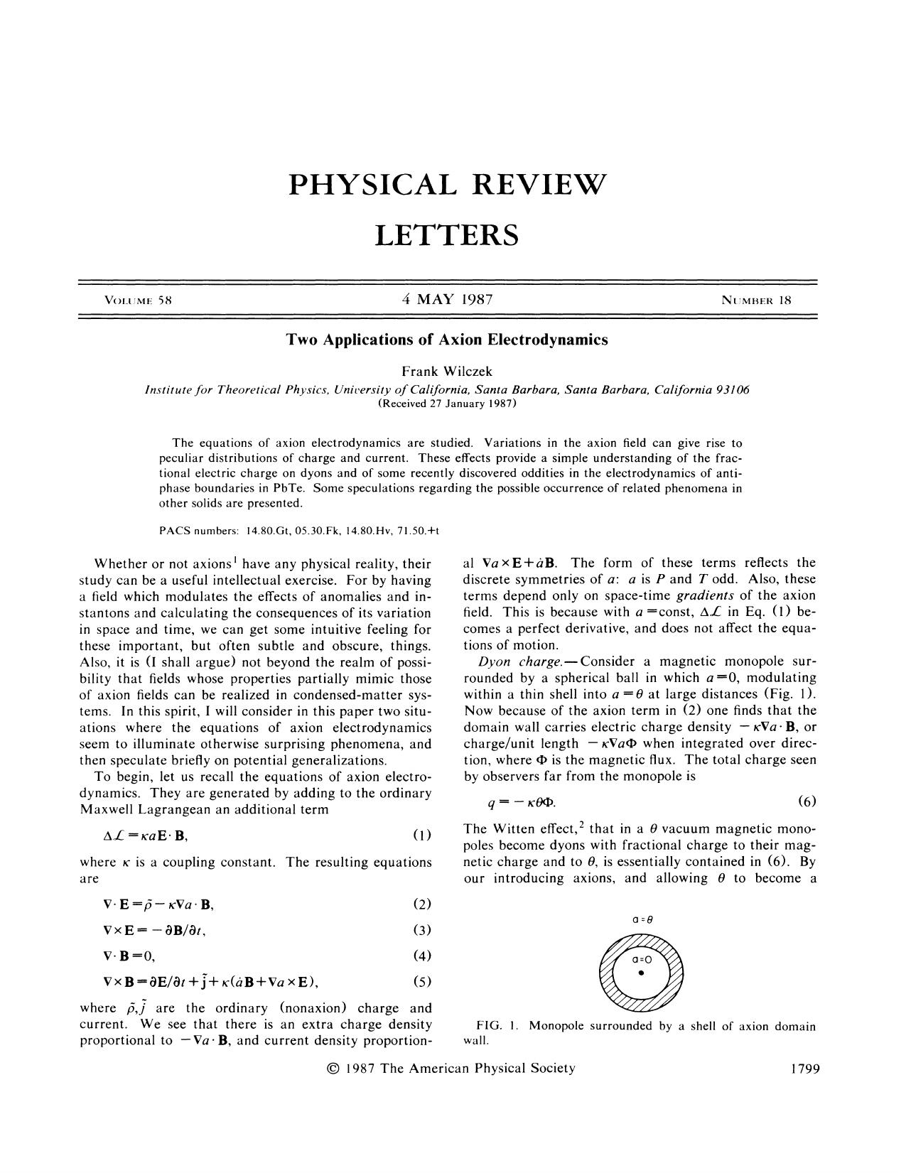 Two applications of axion electrodynamics