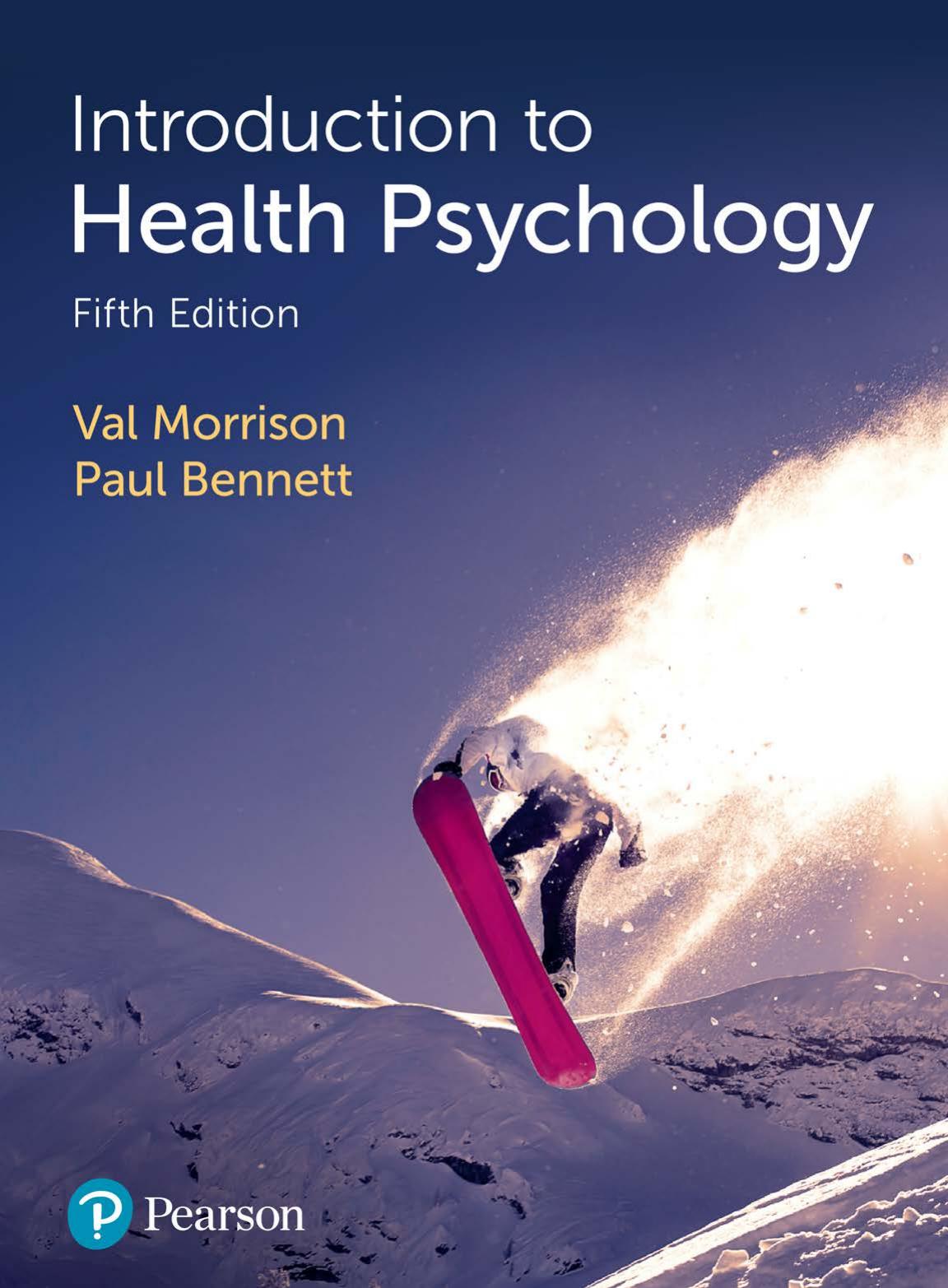 "An Introduction to Health Psychology" Fifth edition