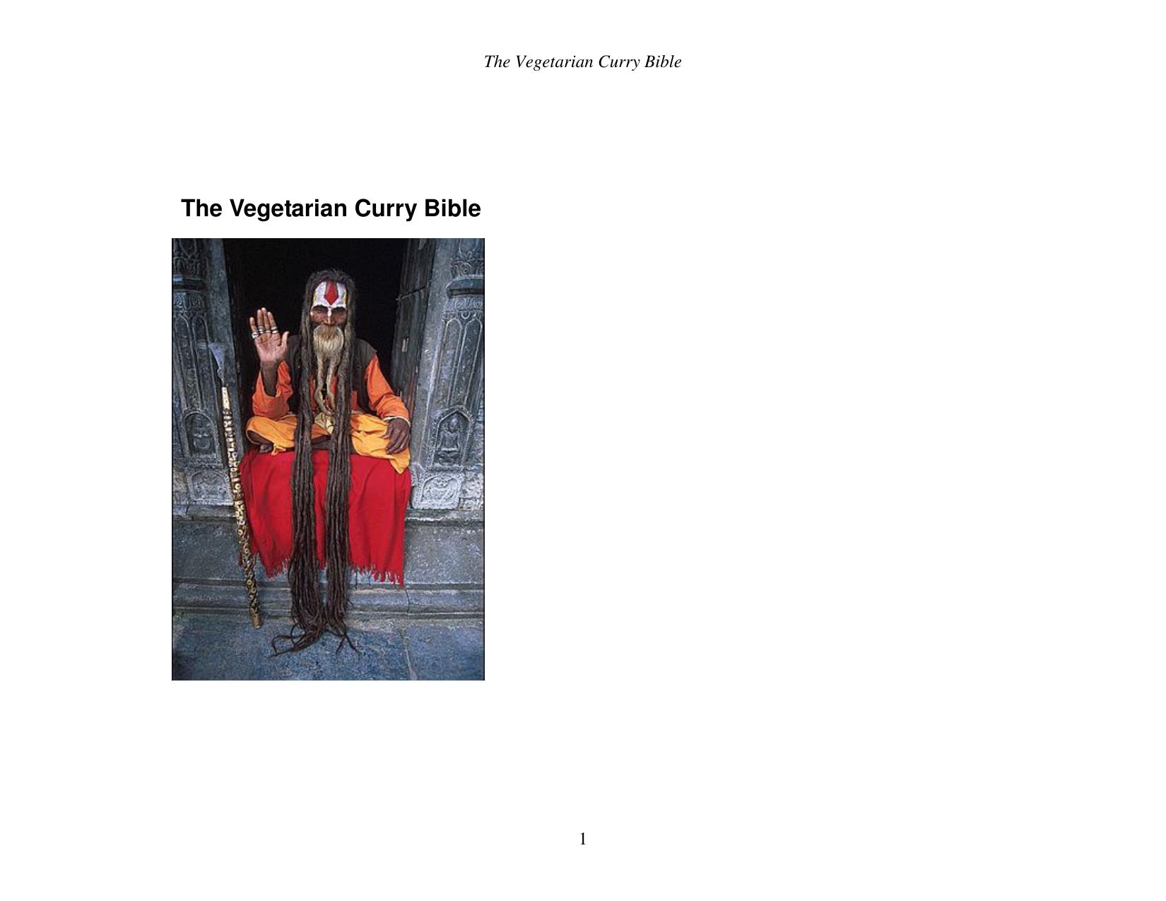 Microsoft Word - TheVegetarianCurryBible.doc