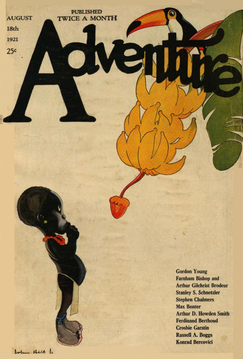 Adventure - 18 August 1921