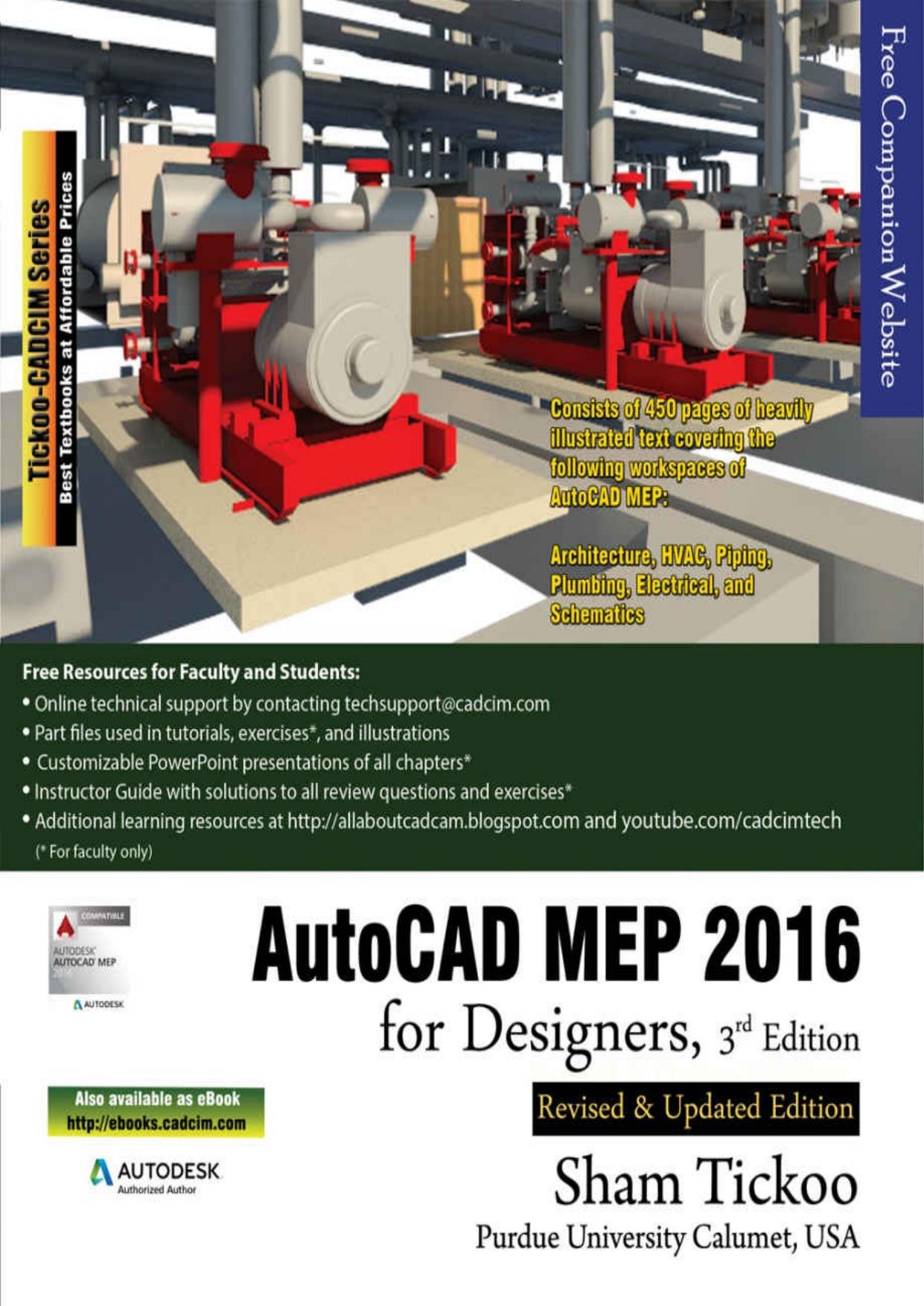 AutoCAD MEP 2016 for Designers, 3rd Edition