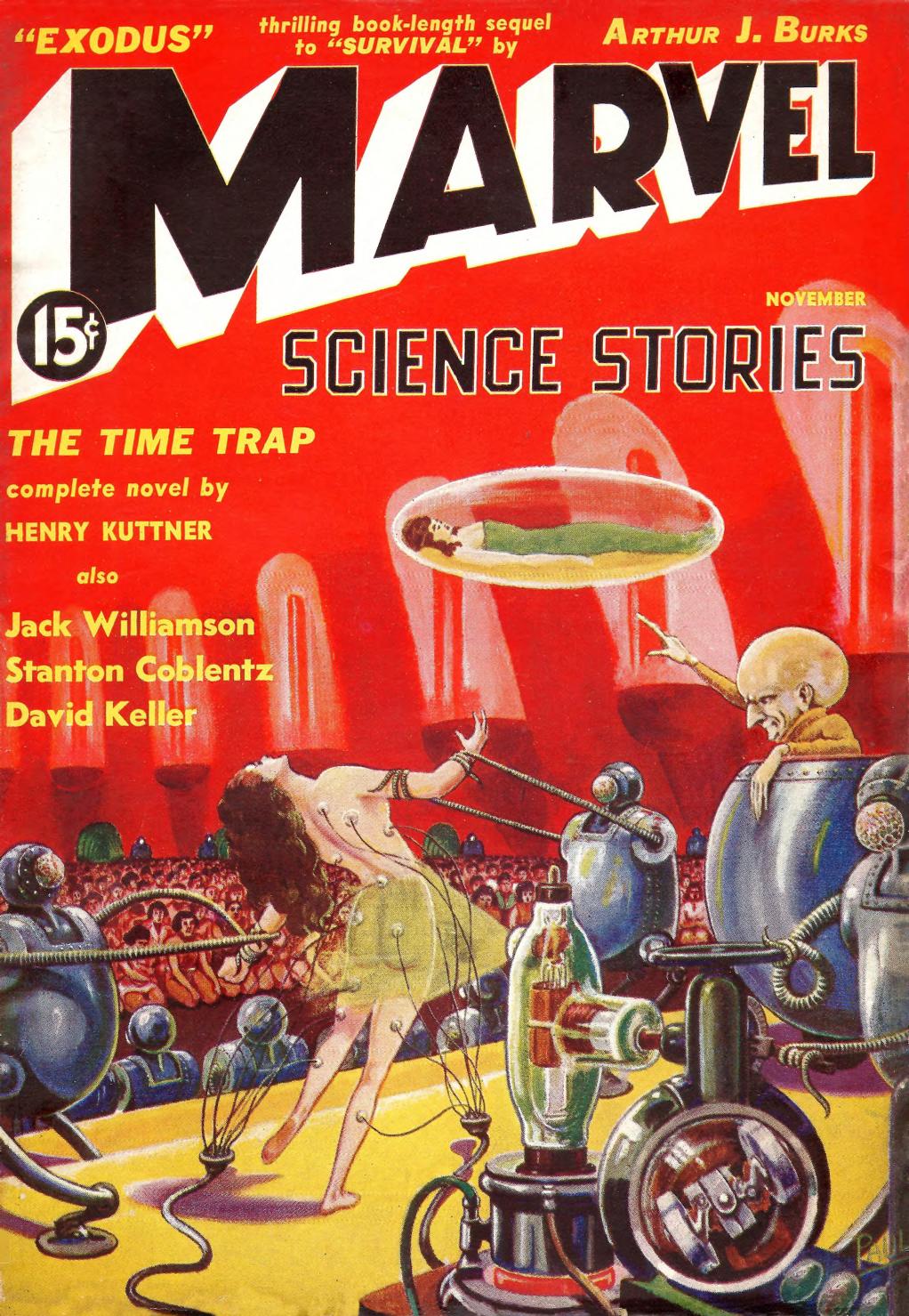 Marvel Science Stories - November 1938