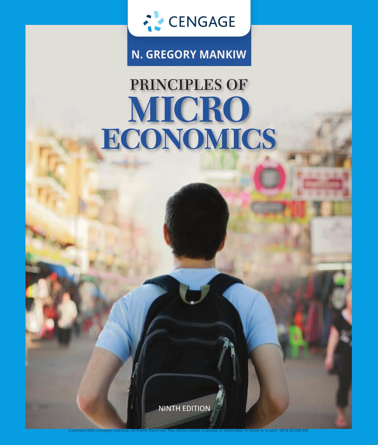 Principles of Microeconomics 9th Edition By N. Gregory Mankiw