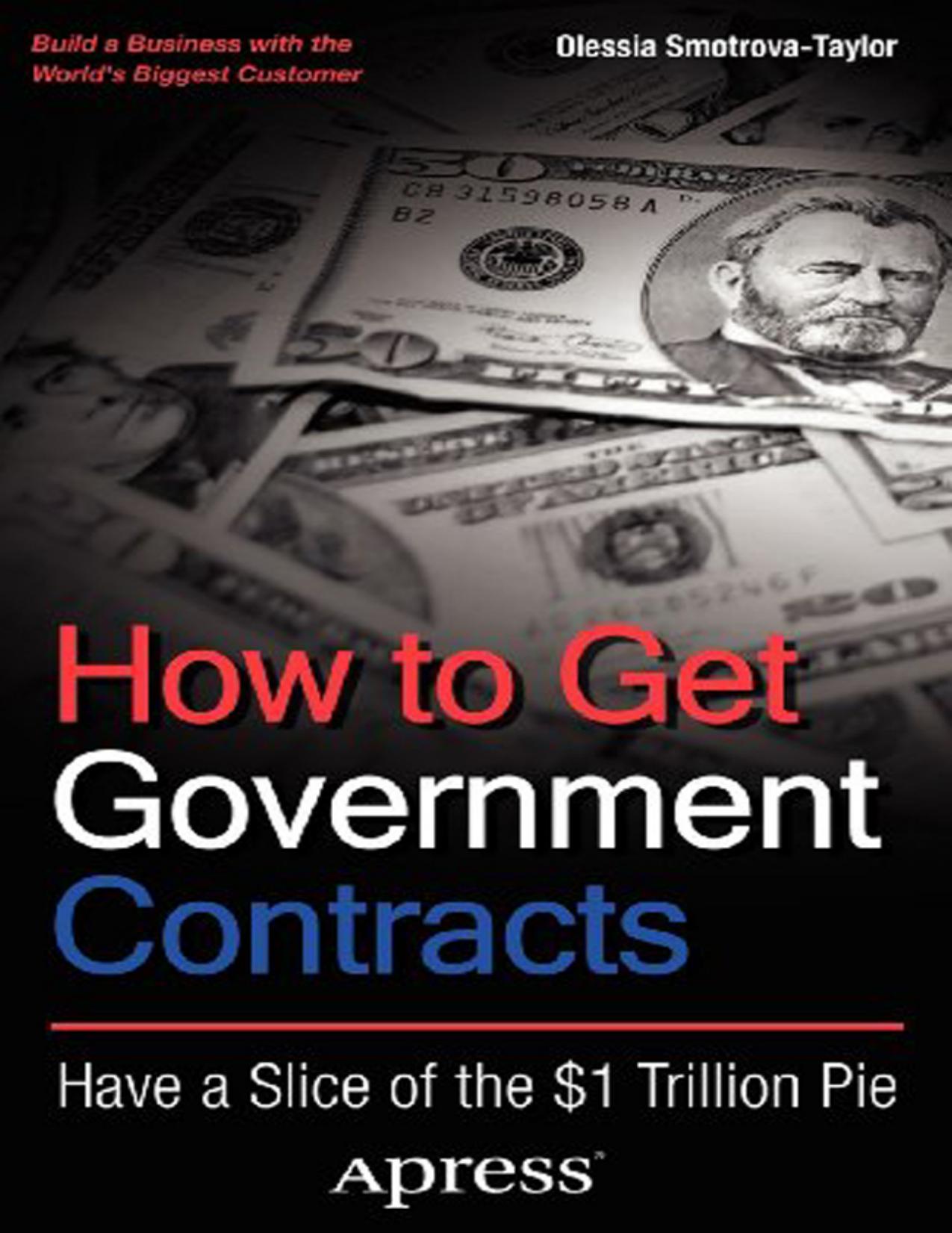 How to Get Government Contracts: Have a Slice of the $1 Trillion Pie