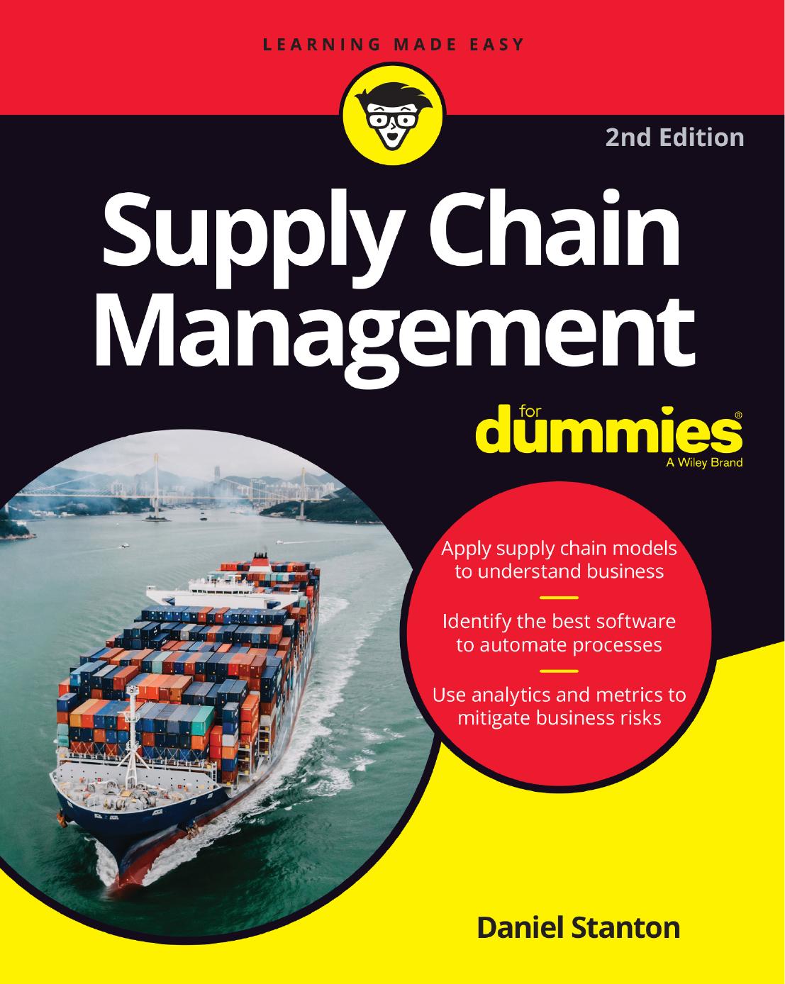 Supply Chain Management For Dummies®, 2nd Edition