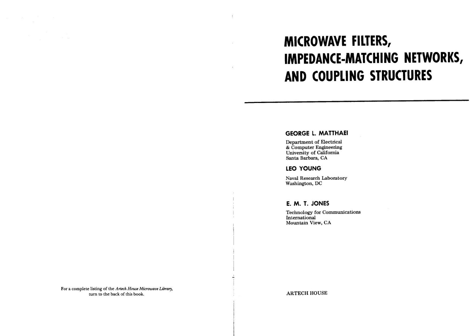 Mathei-Microwave Filters, Imped.PDF