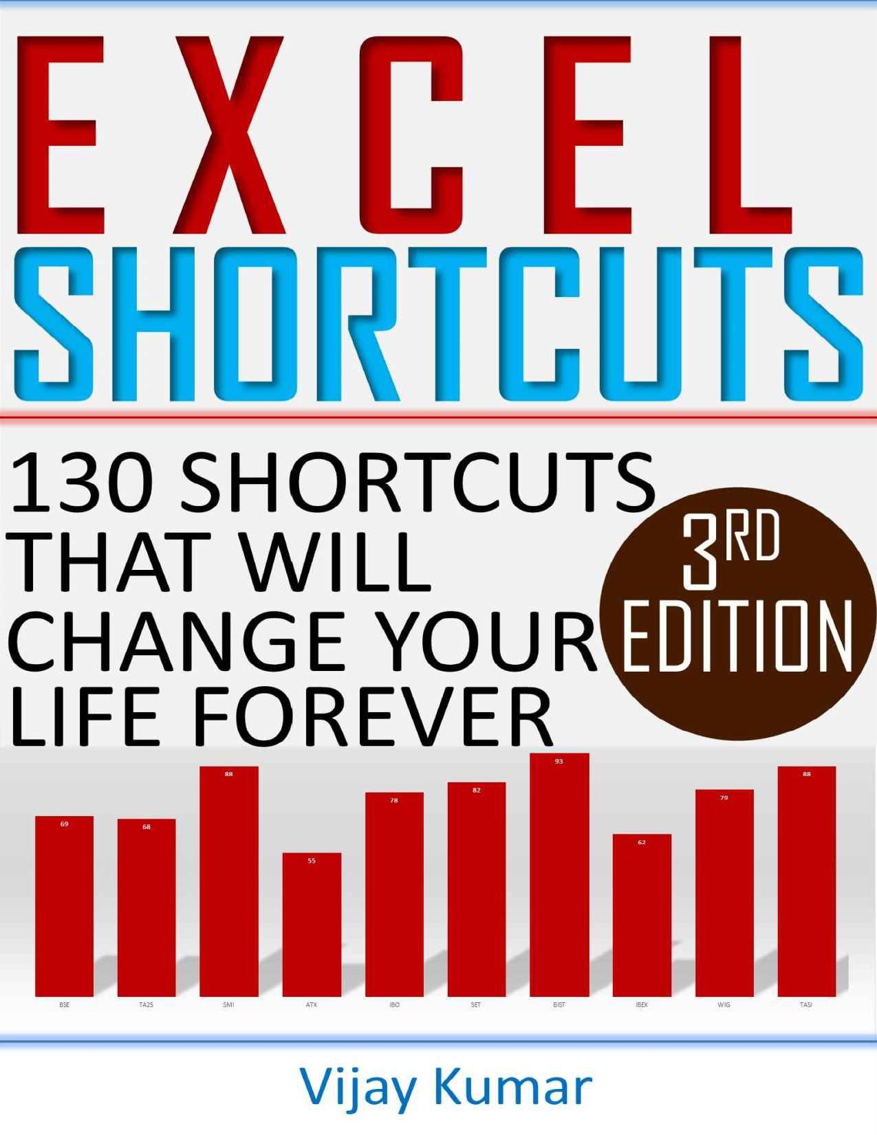 Excel Shortcuts: 130 Shortcuts that will change your life forever