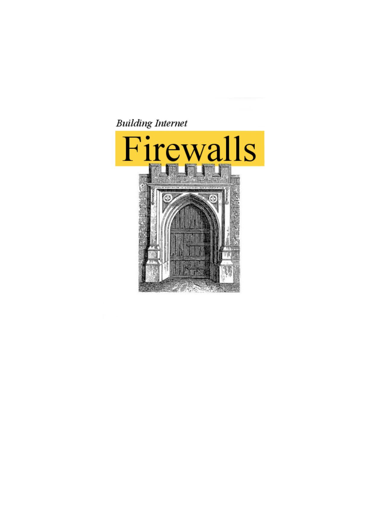 O'Reilly - Building Internet Firewalls, 2nd edition