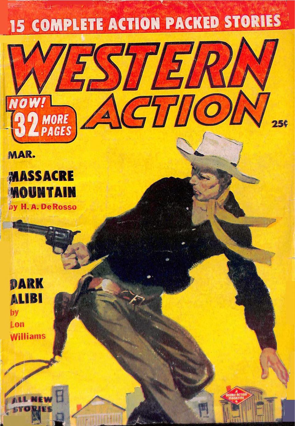 Western Action Novels - March 1956