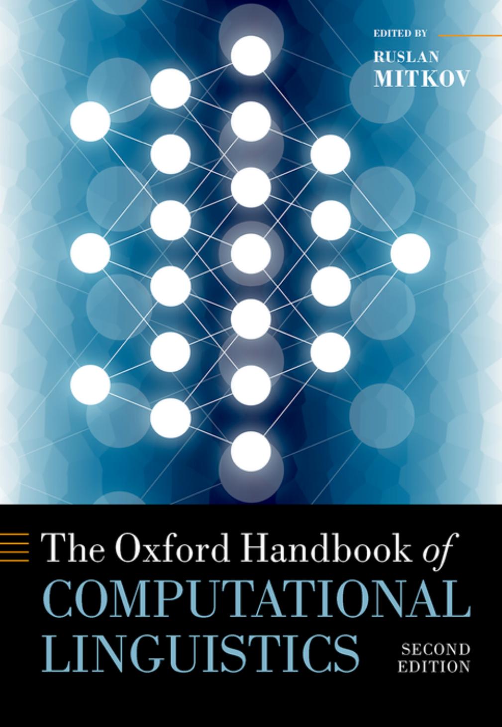 The Oxford Handbook of Computational Linguistics