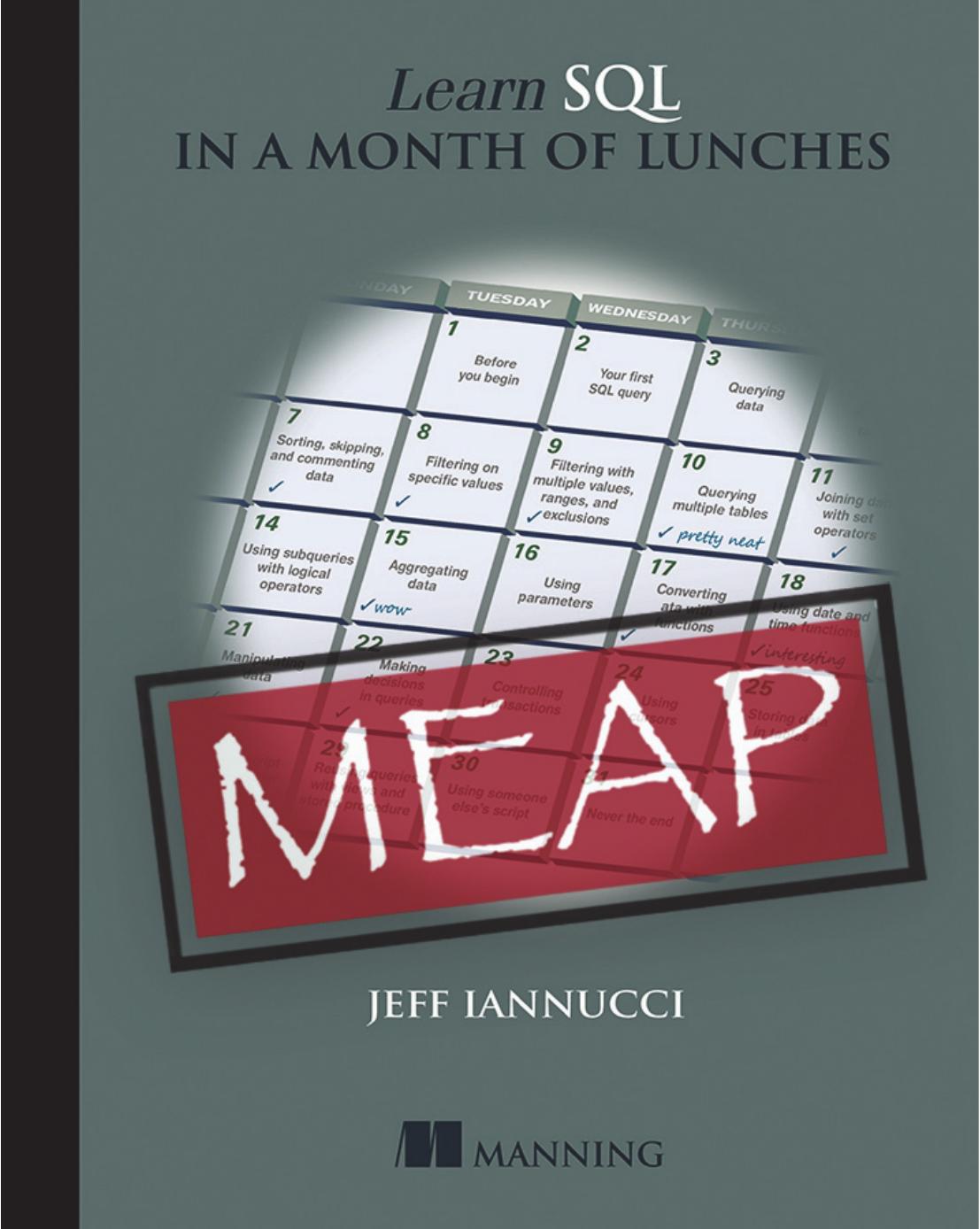 Learn SQL in a Month of Lunches MEAP V02