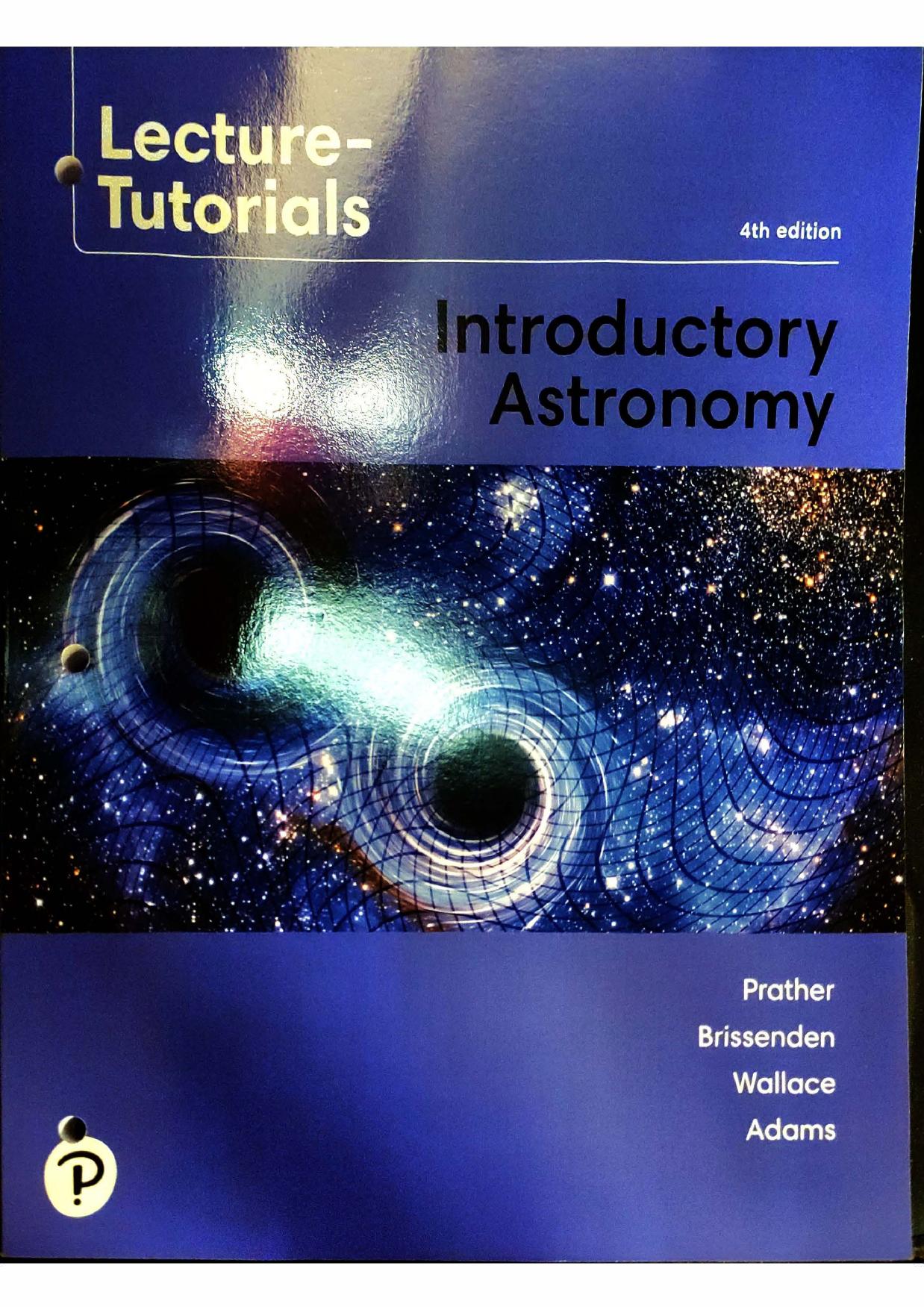 Chaisson E. Lecture Tutorials for Introductory Astronomy 4ed 2021