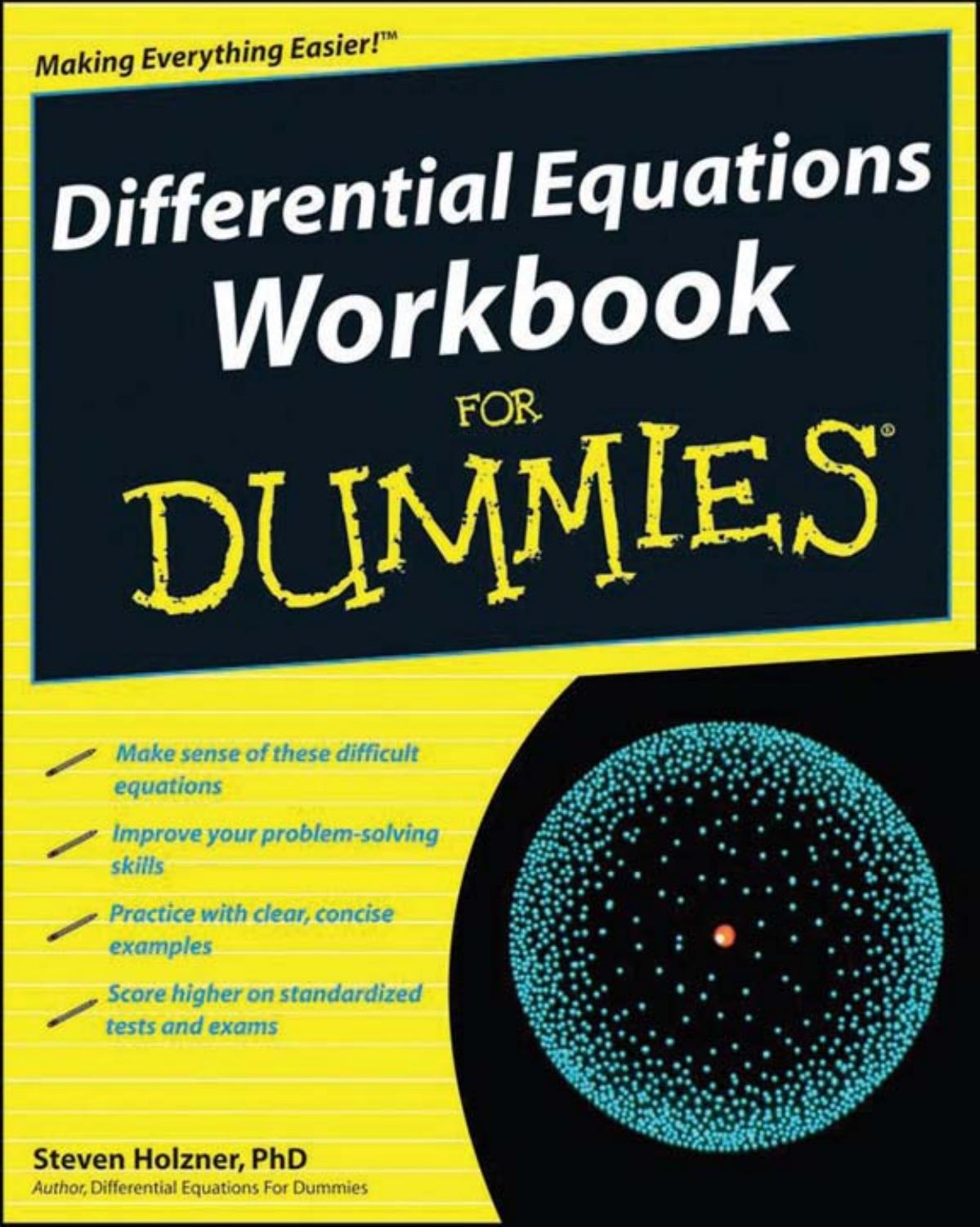 Holzner S. Differential Equations Workbook For Dummies 2009