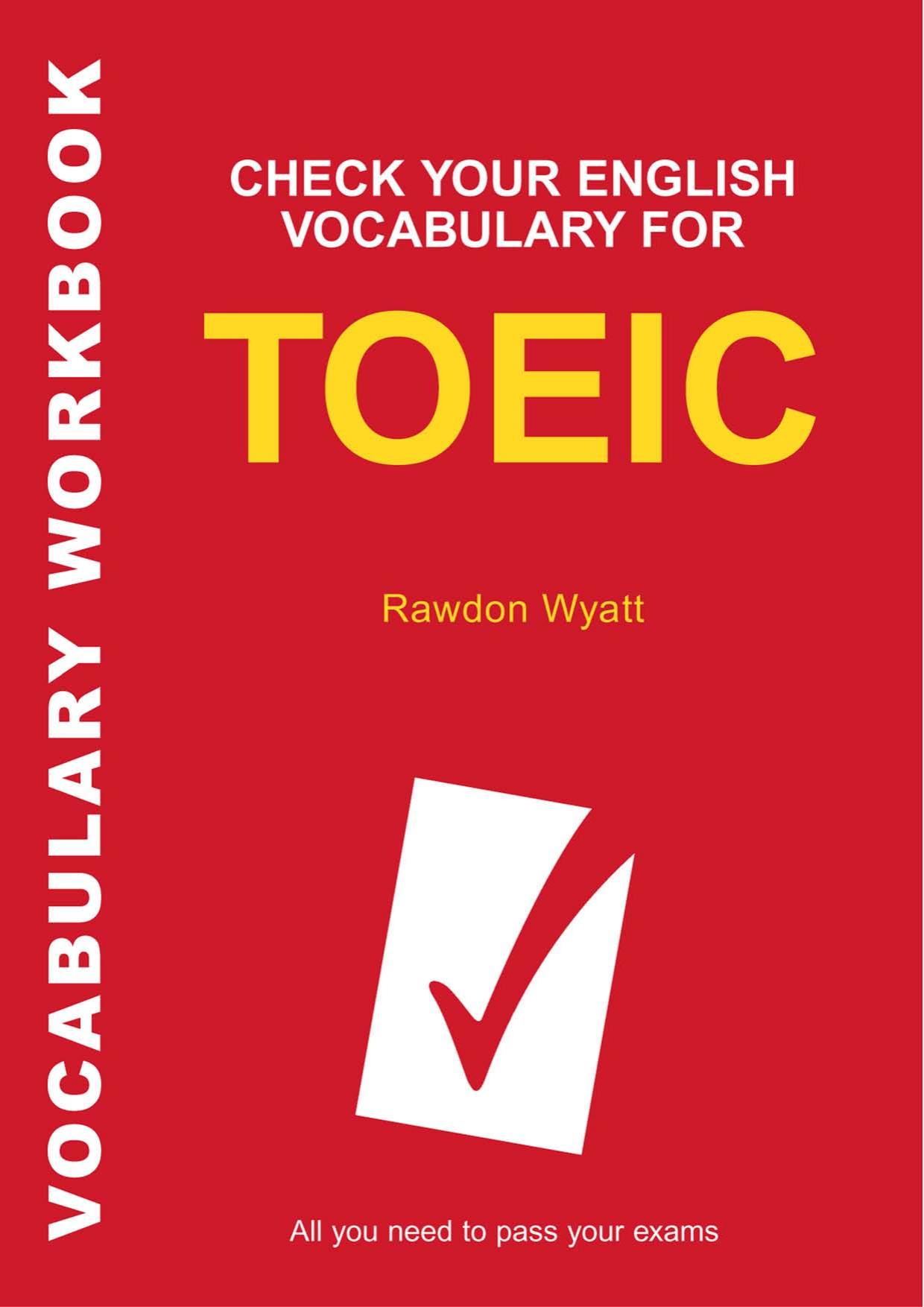 Check Your English Vocabulary For TOEIC