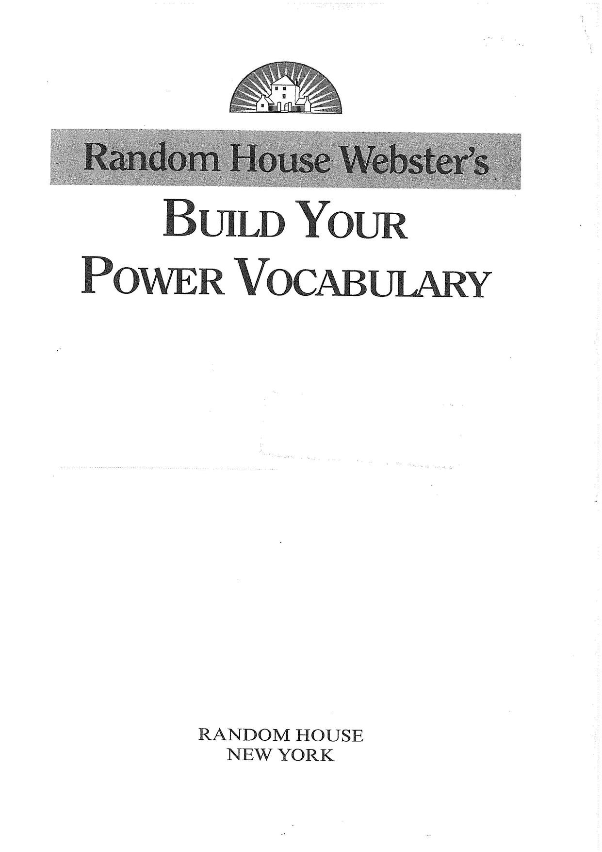 Random House Webster’s