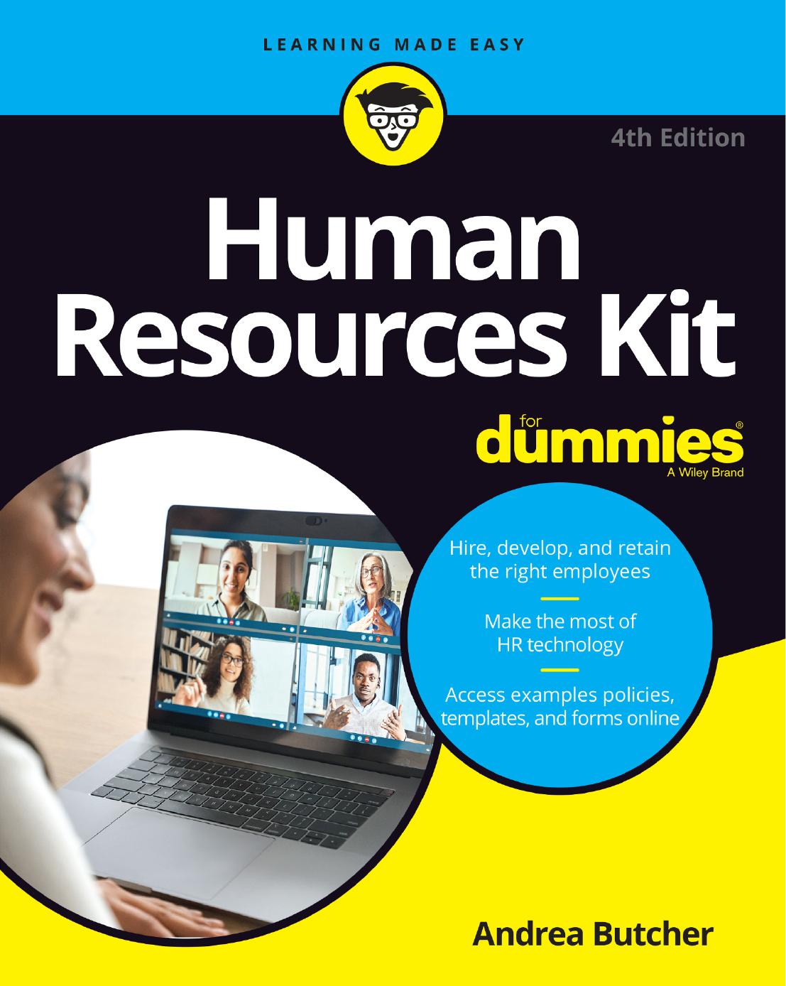 Human Resources Kit For Dummies®, 4th Edition