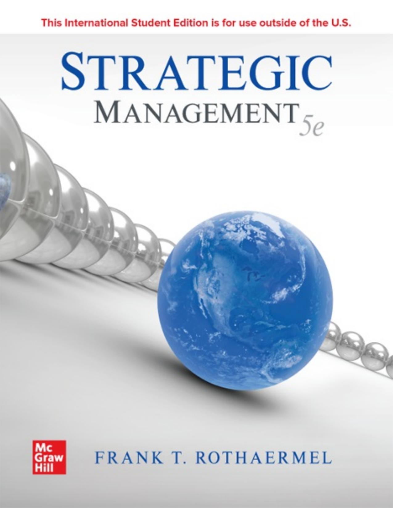 ISE EBook Online Access for Strategic Management