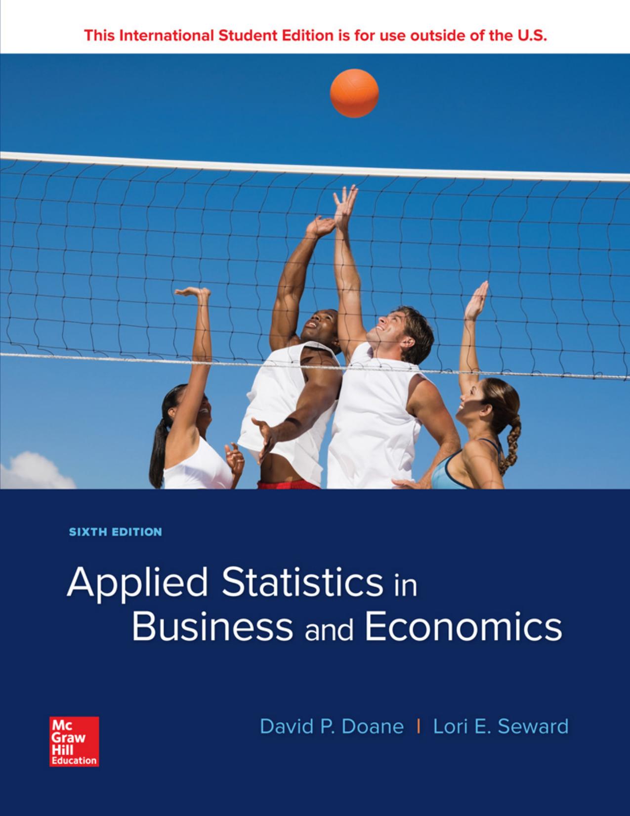 ISE EBook Online Access for Applied Statistics in Business and Economics