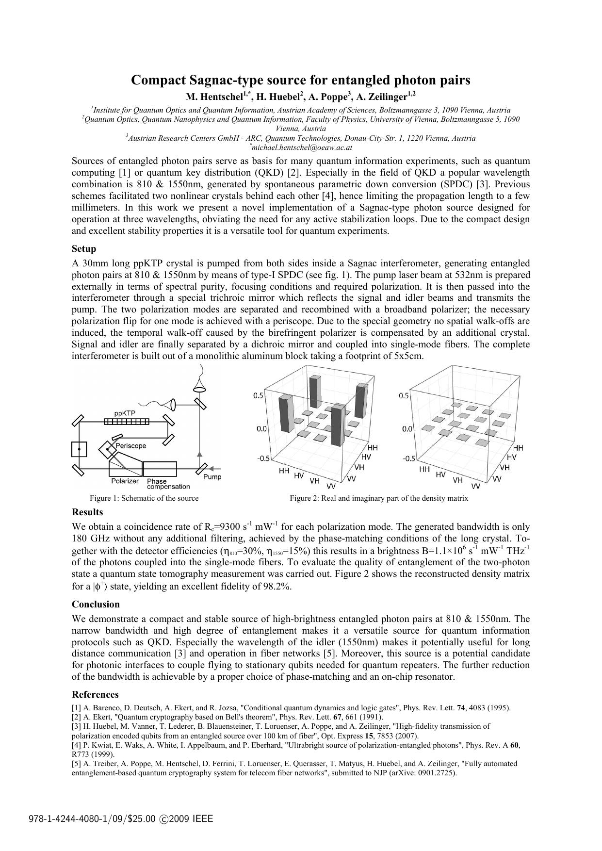 Compact Sagnac-type source for entangled photon pairs (2009)