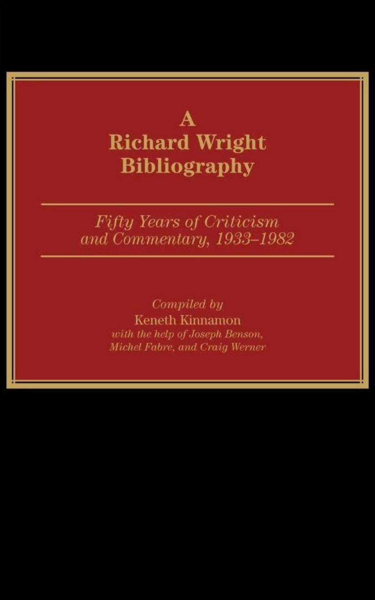 A Richard Wright Bibliography