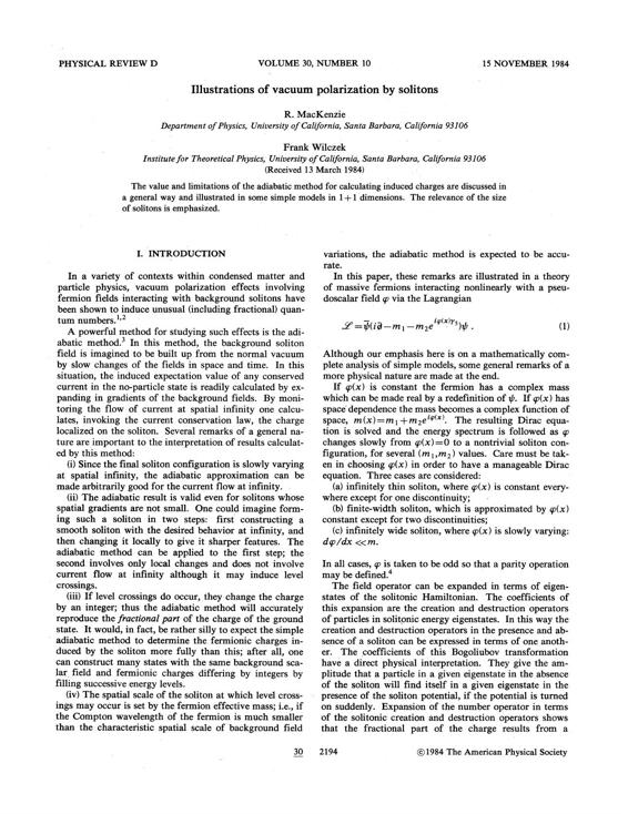 Illustrations of vacuum polarization by solitons