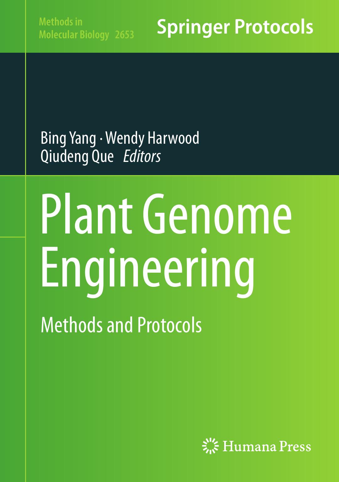 Plant GenomeEngineering