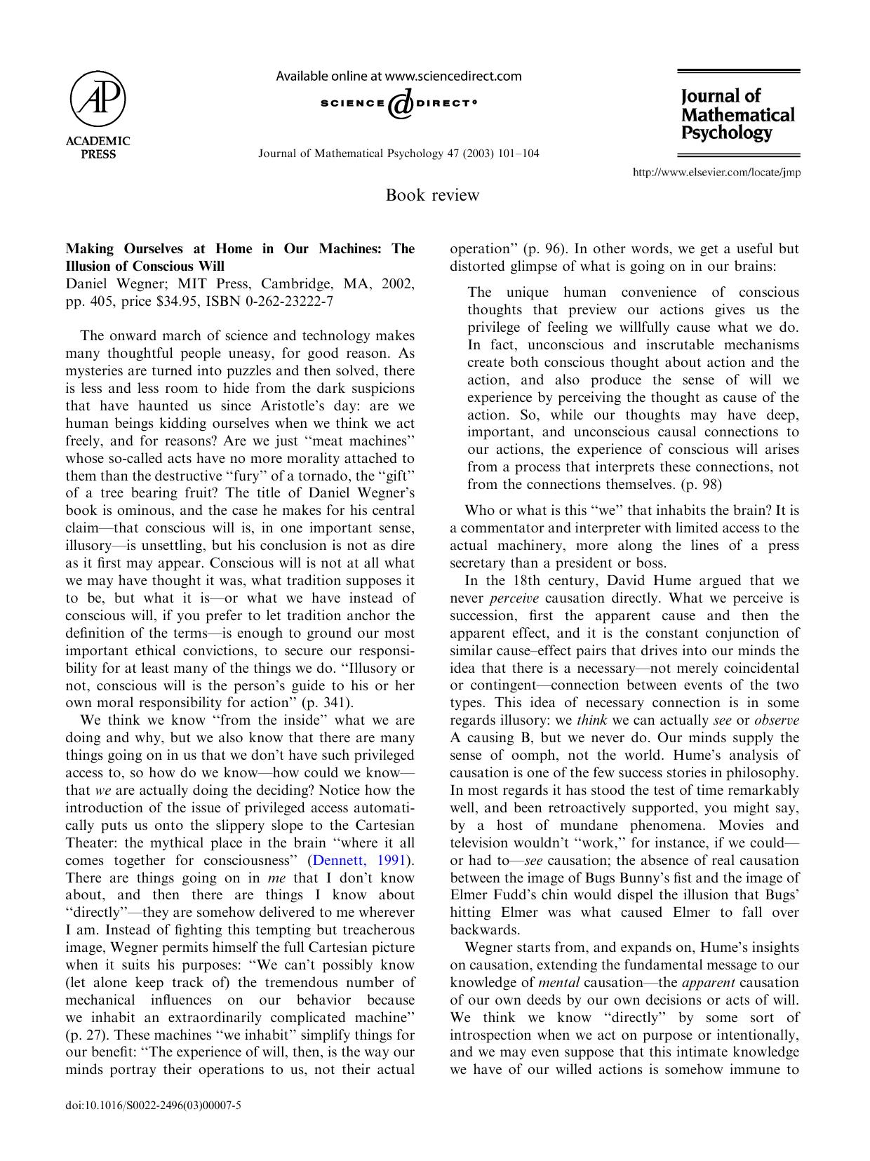 doi:10.1016/S0022-2496(03)00007-5