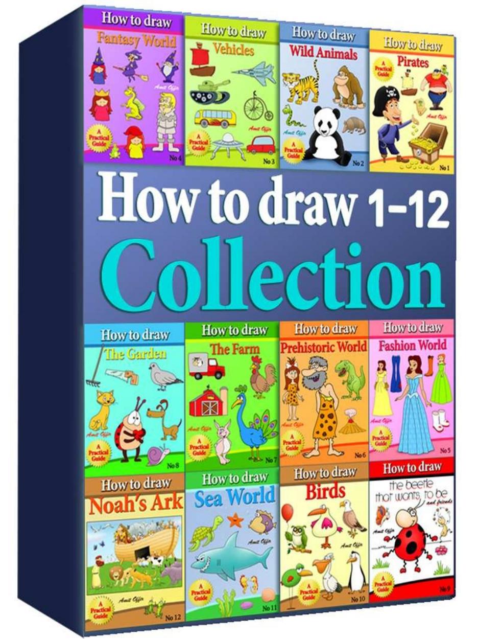 How to Draw Collection 1-12 (Over 400 Pages) (How to Draw Collections)