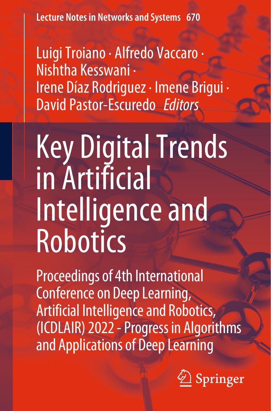 Troiano L. Key Digital Trends in Artificial Intelligence and Robotics 2023