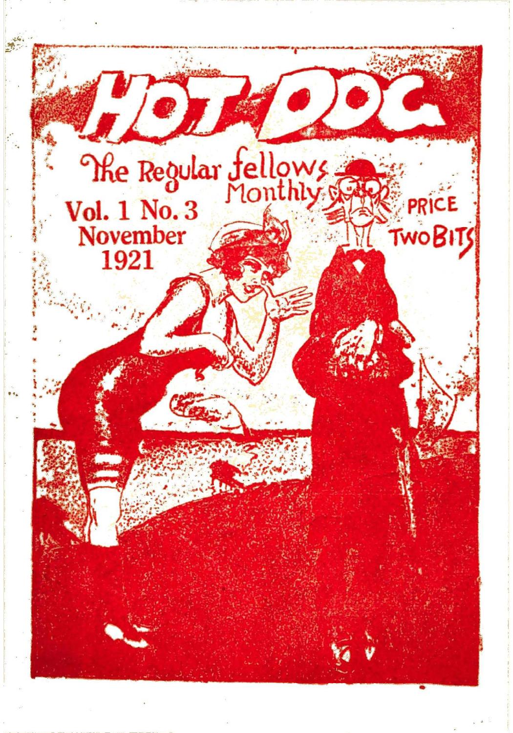 Hot Dog Regular Fellows Monthly - December 1921