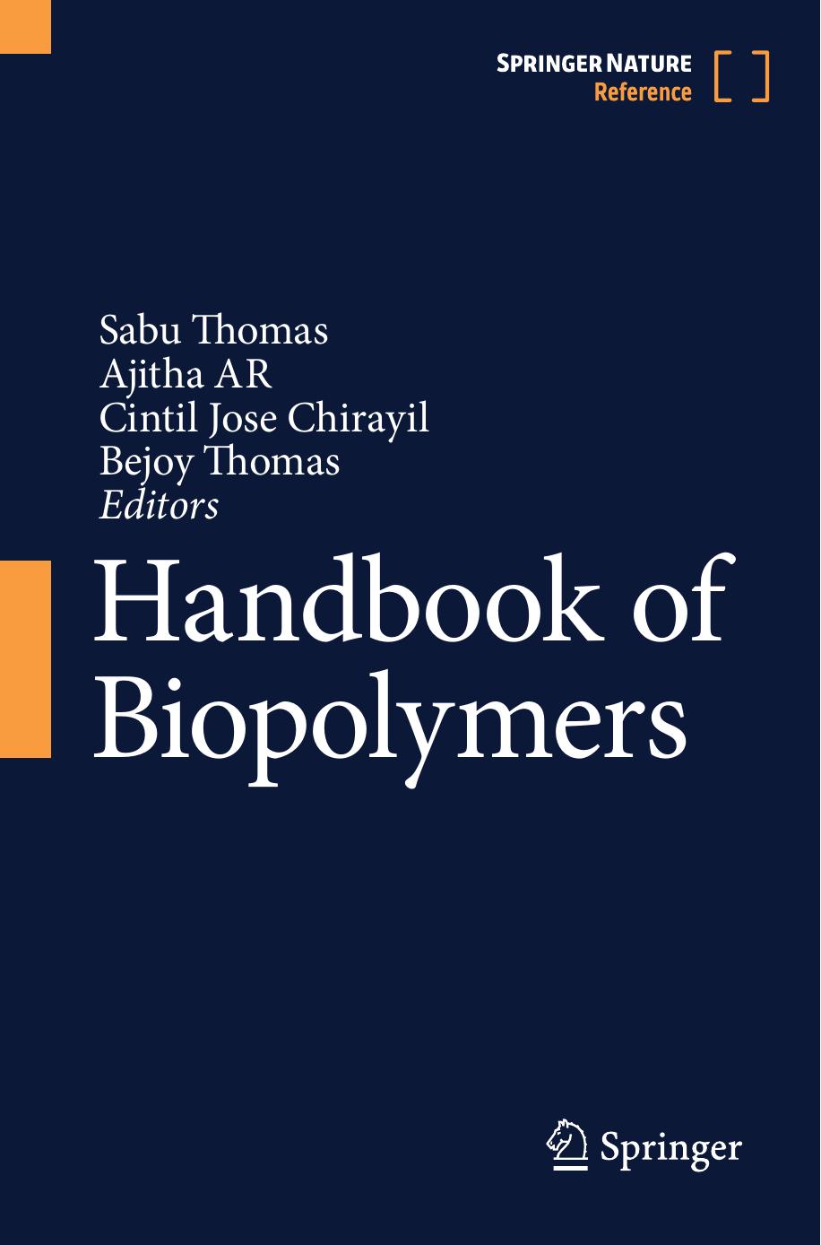 Thomas S. Handbook of Biopolymers 2023