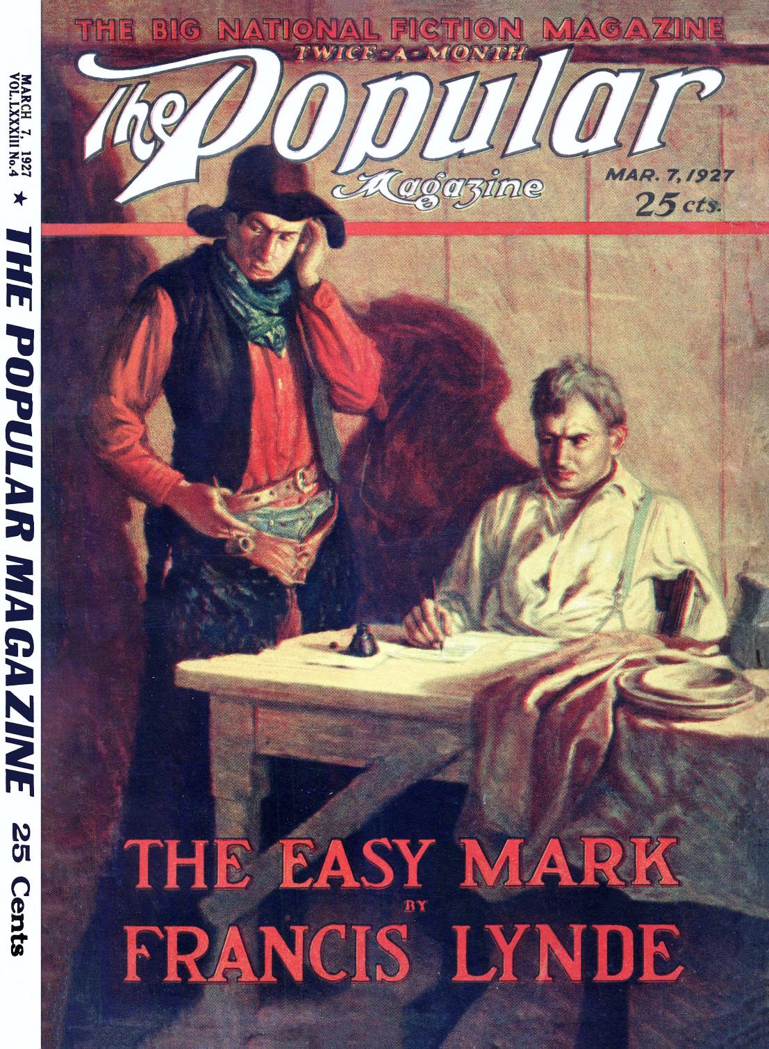 Popular Magazine - 7 March 1927