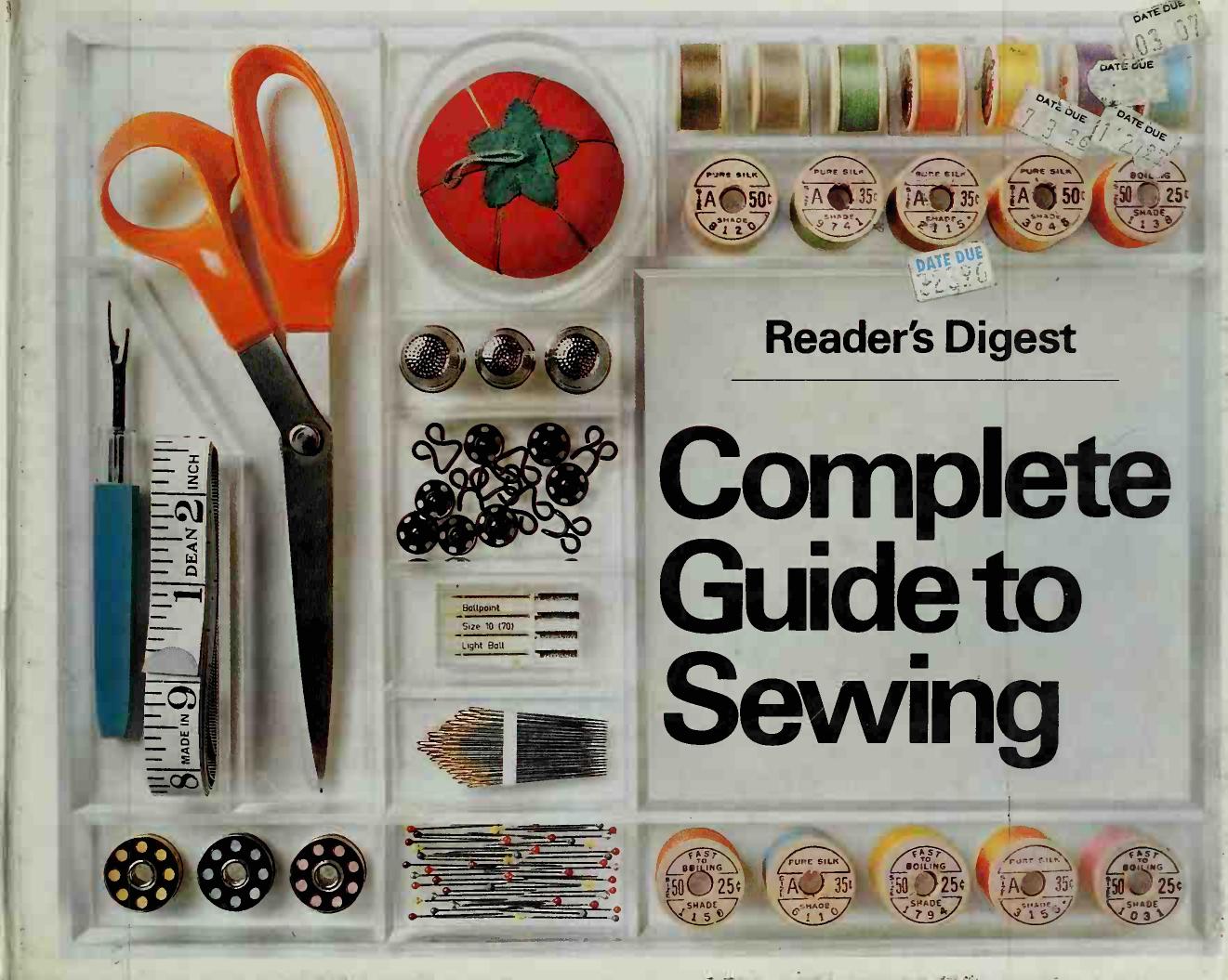 Reader's digest complete guide to sewing