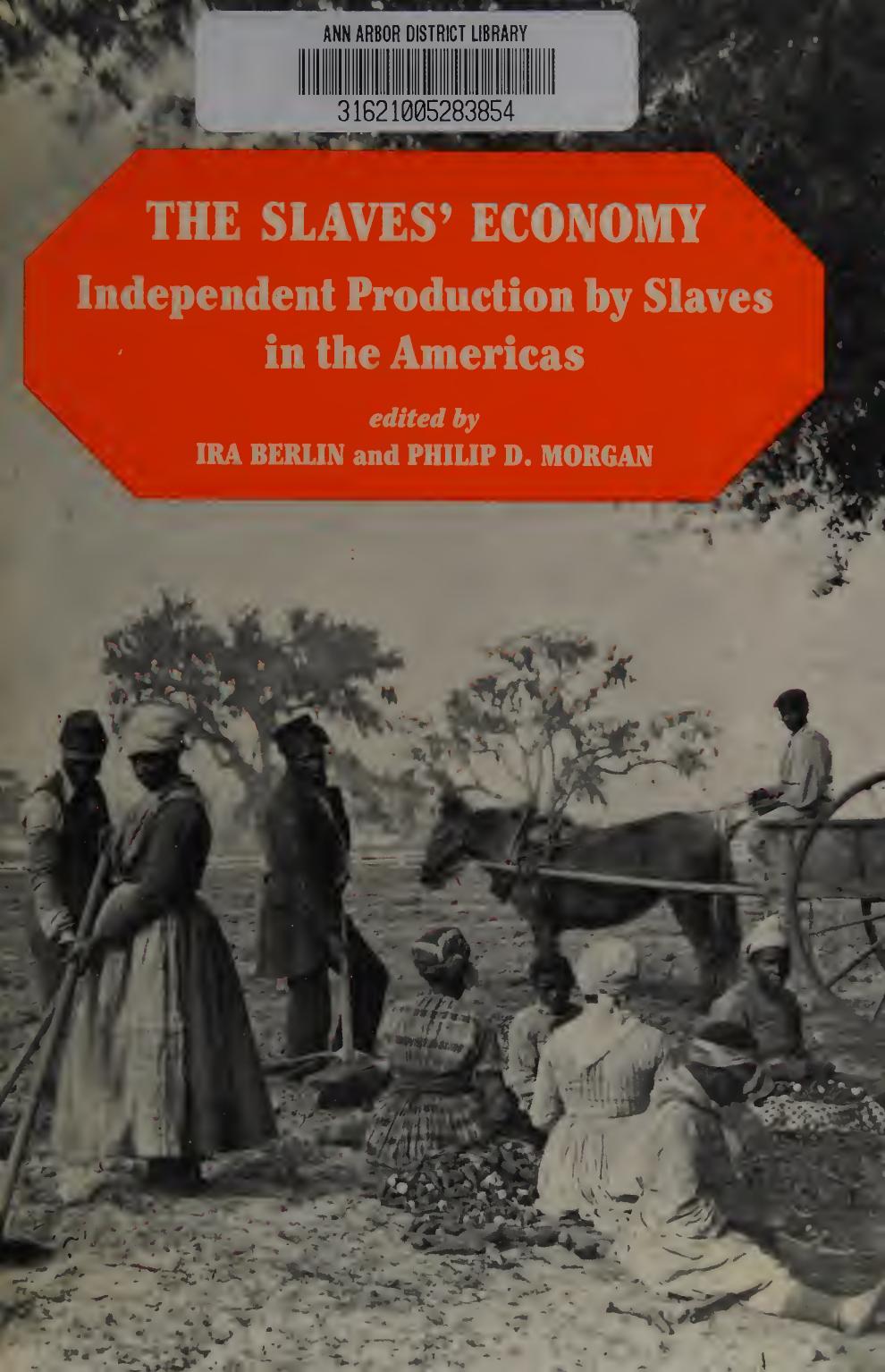 The Slaves' economy : independent production by slaves in the Americas