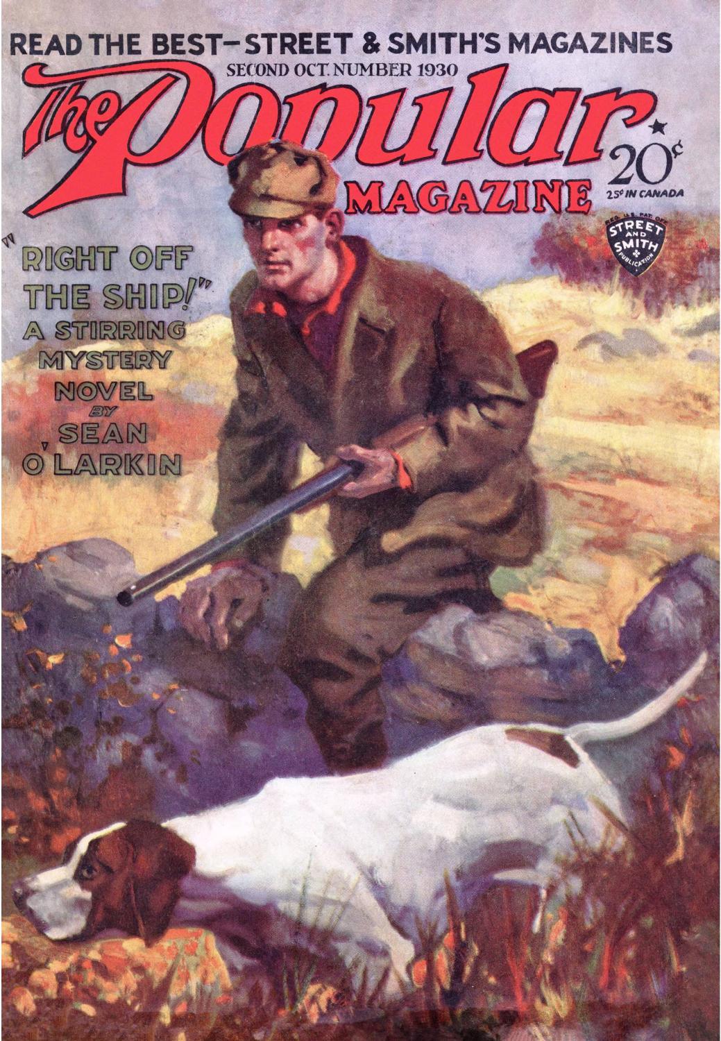 Popular Magazine - 20 October 1930