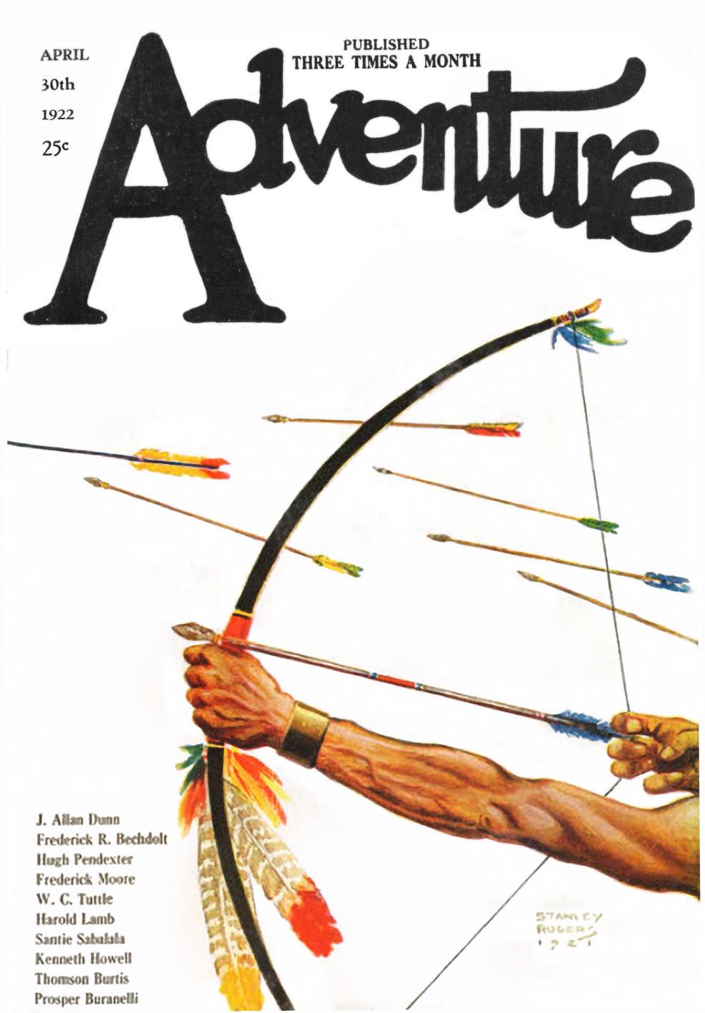 Adventure - 30 April 1922