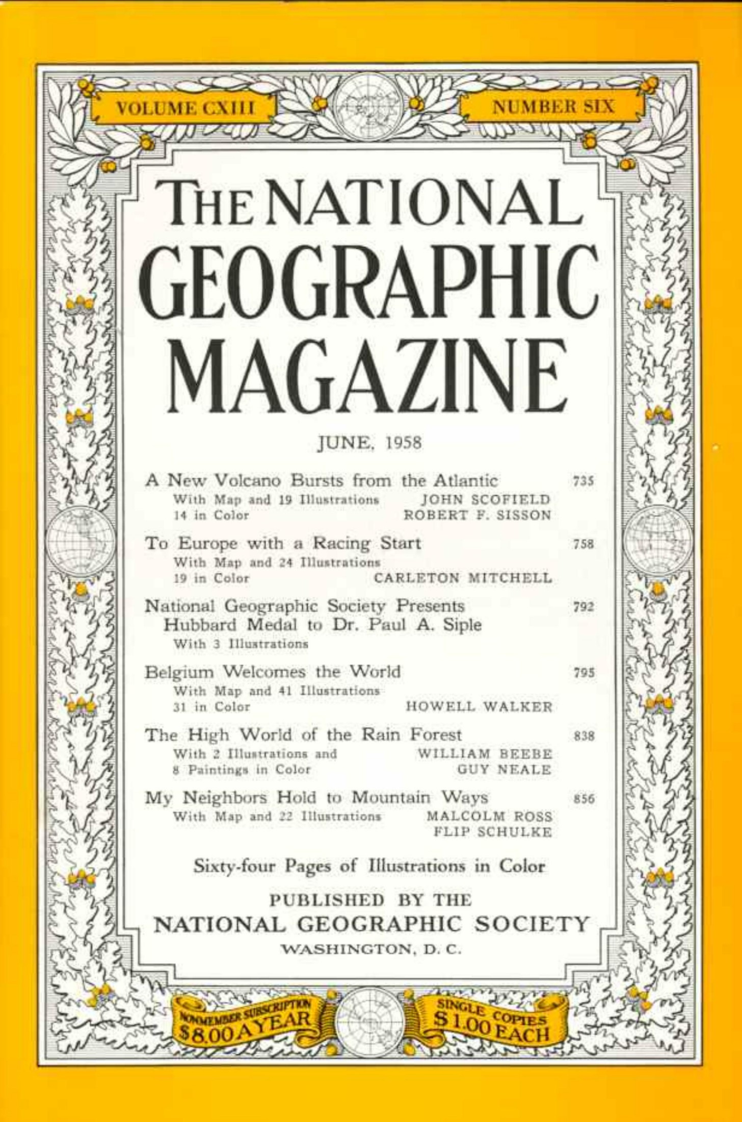 National Geographic 1958-01 113-1 Jan